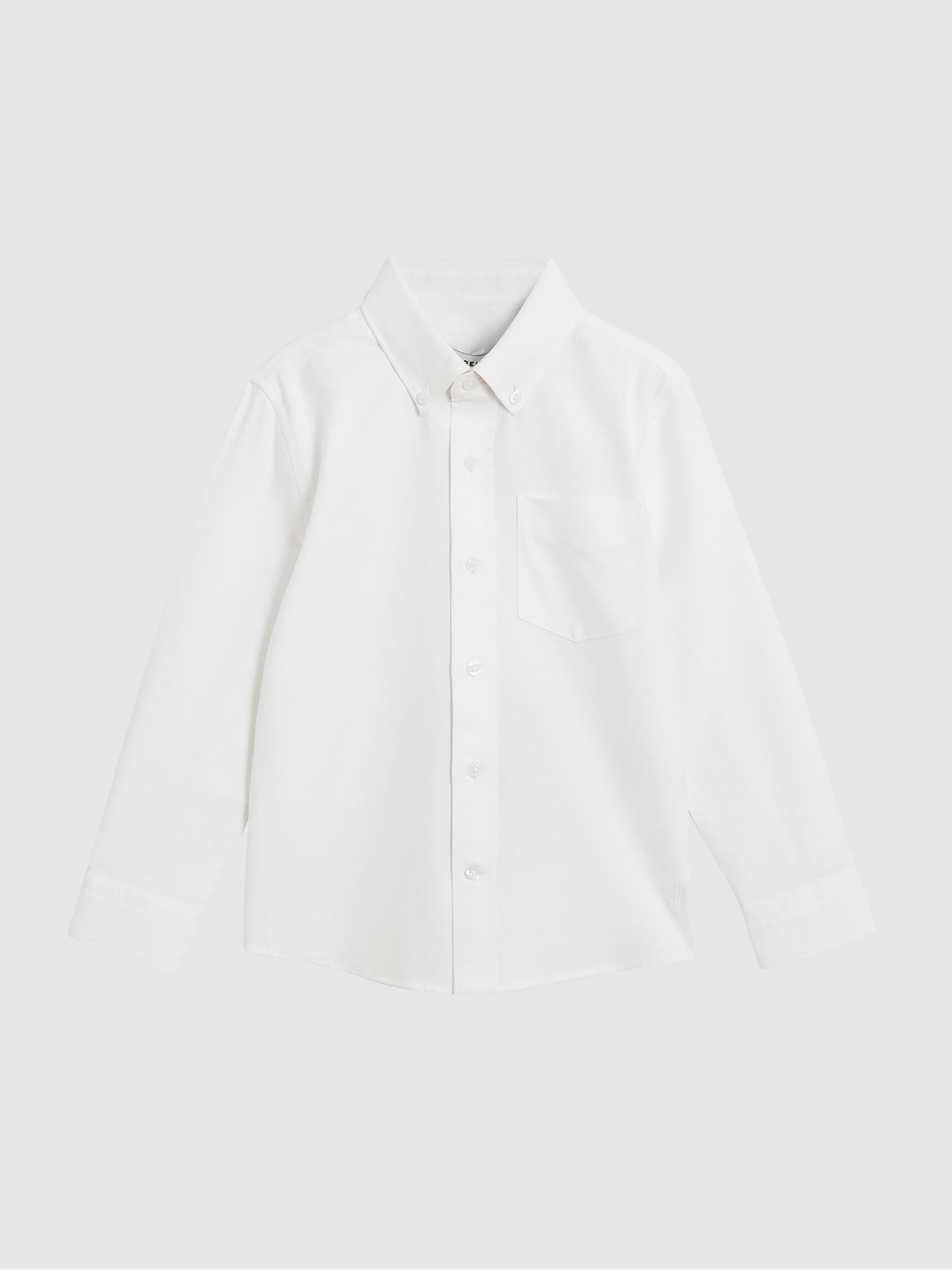 13-14 yrs Button Down Oxford Shirt in White - Image 2 of 7