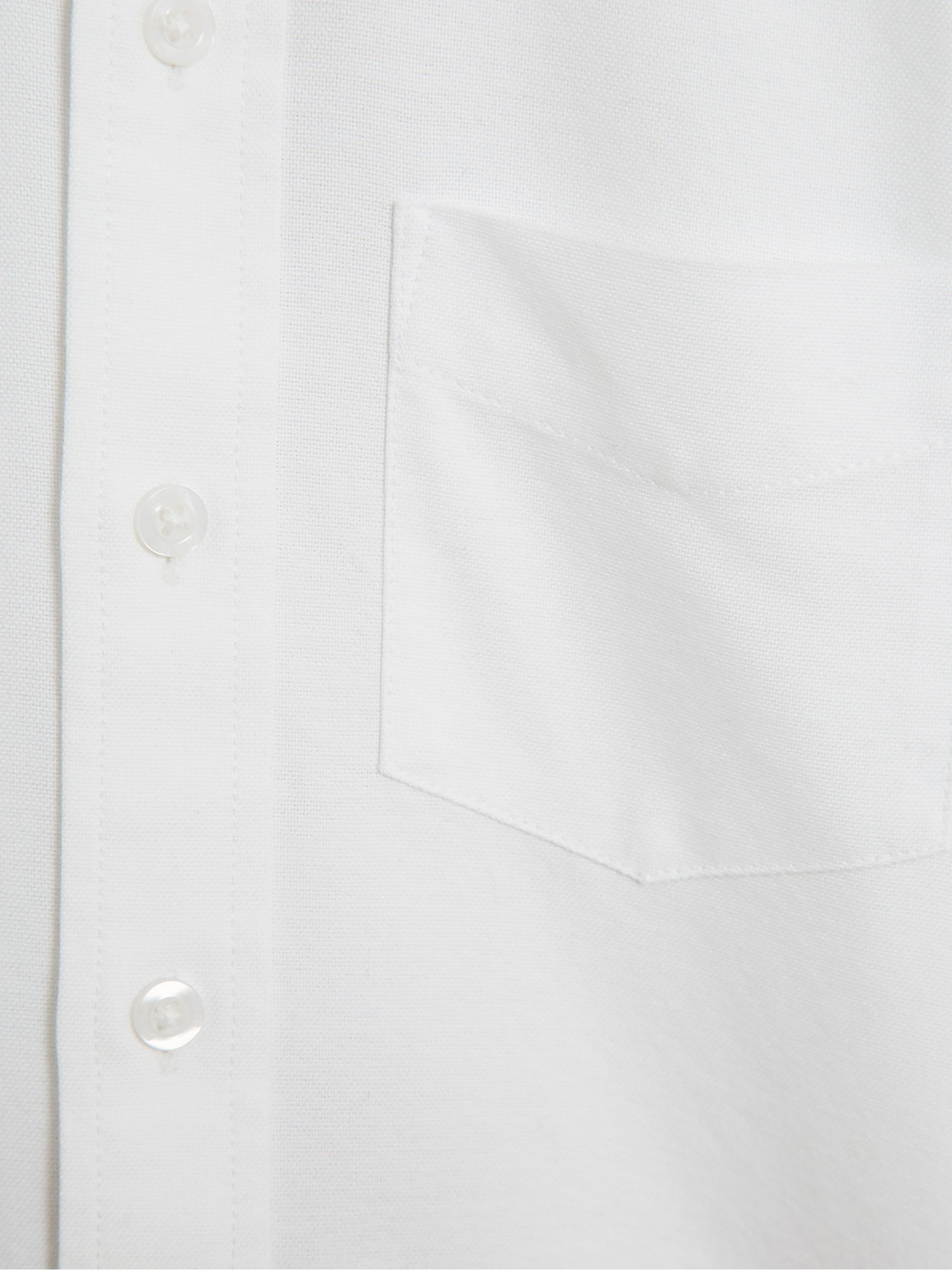 13-14 yrs Button Down Oxford Shirt in White - Image 6 of 7