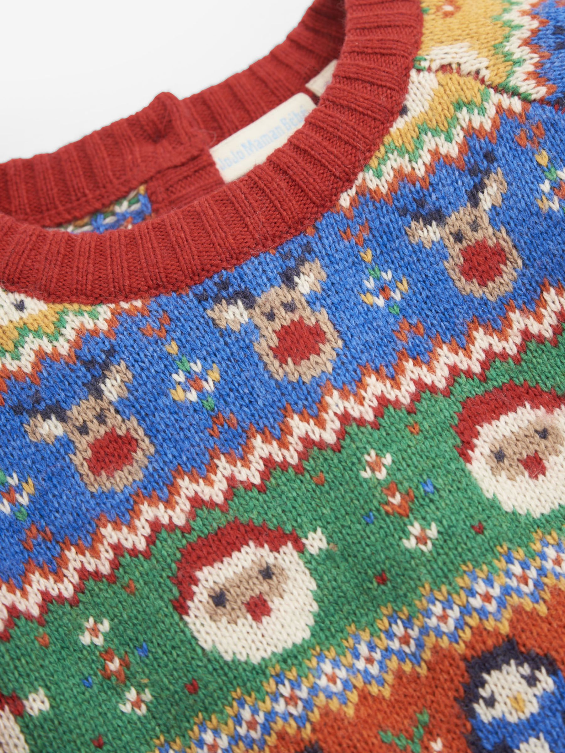 Multi Bright Christmas Fairisle Pattern Jumper - Image 2 of 5