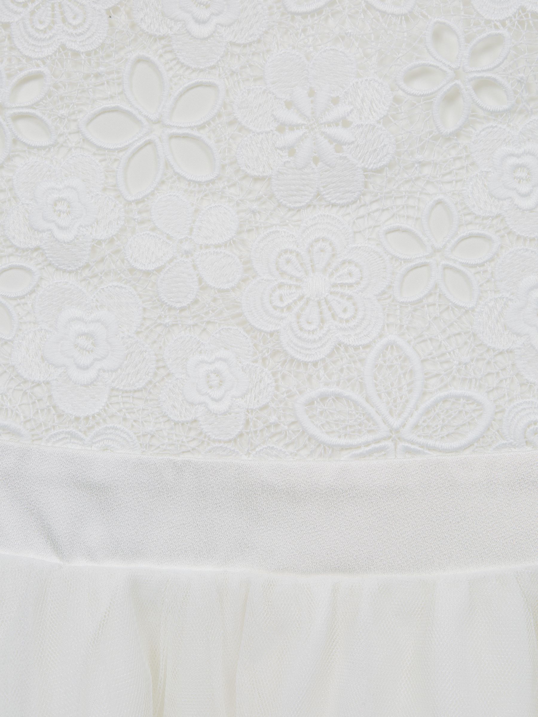 Senior Lace Tulle Occasion Dress in Ivory - Image 6 of 6
