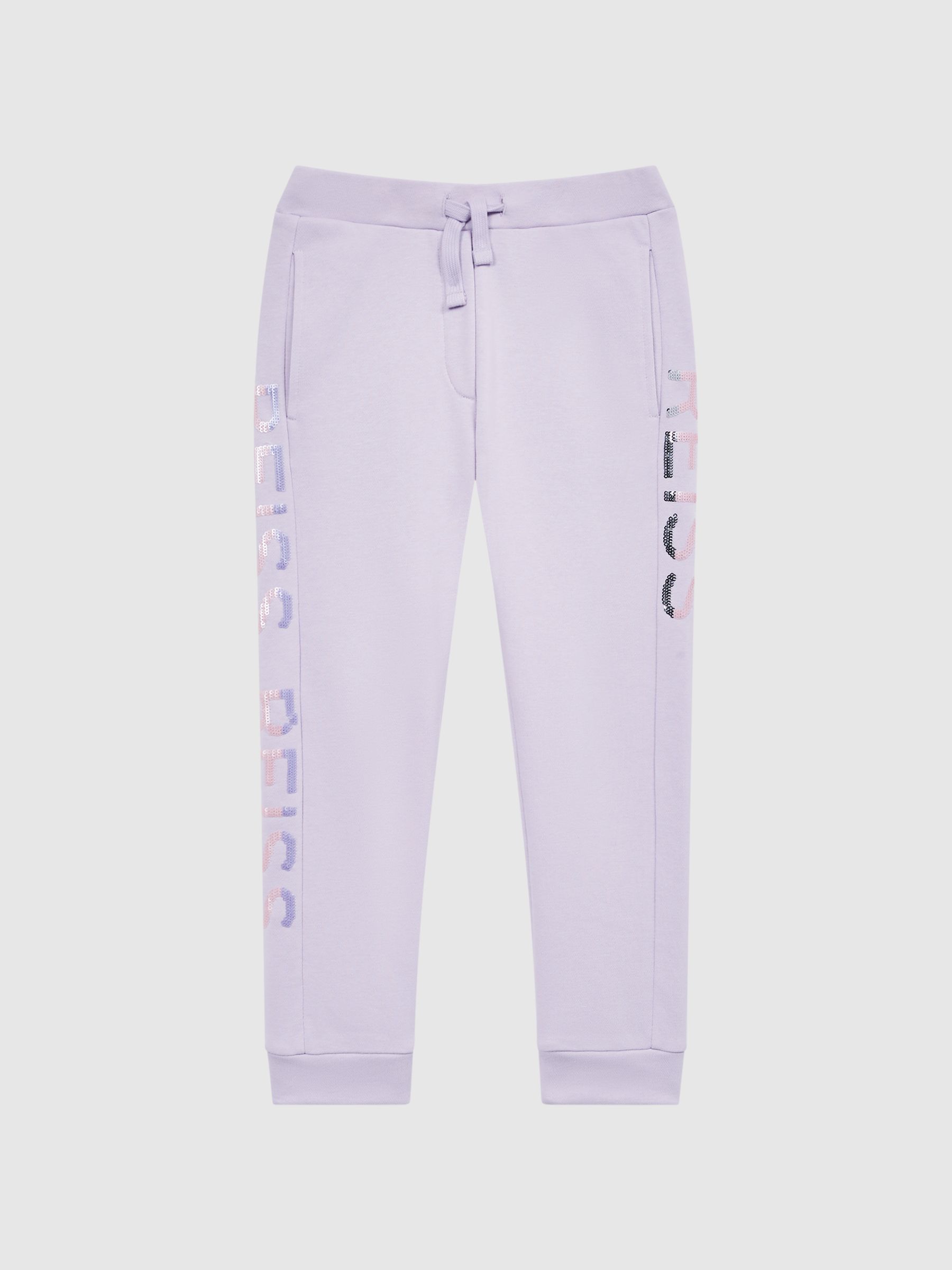 Senior Sequin Joggers in Lilac - Image 2 of 7