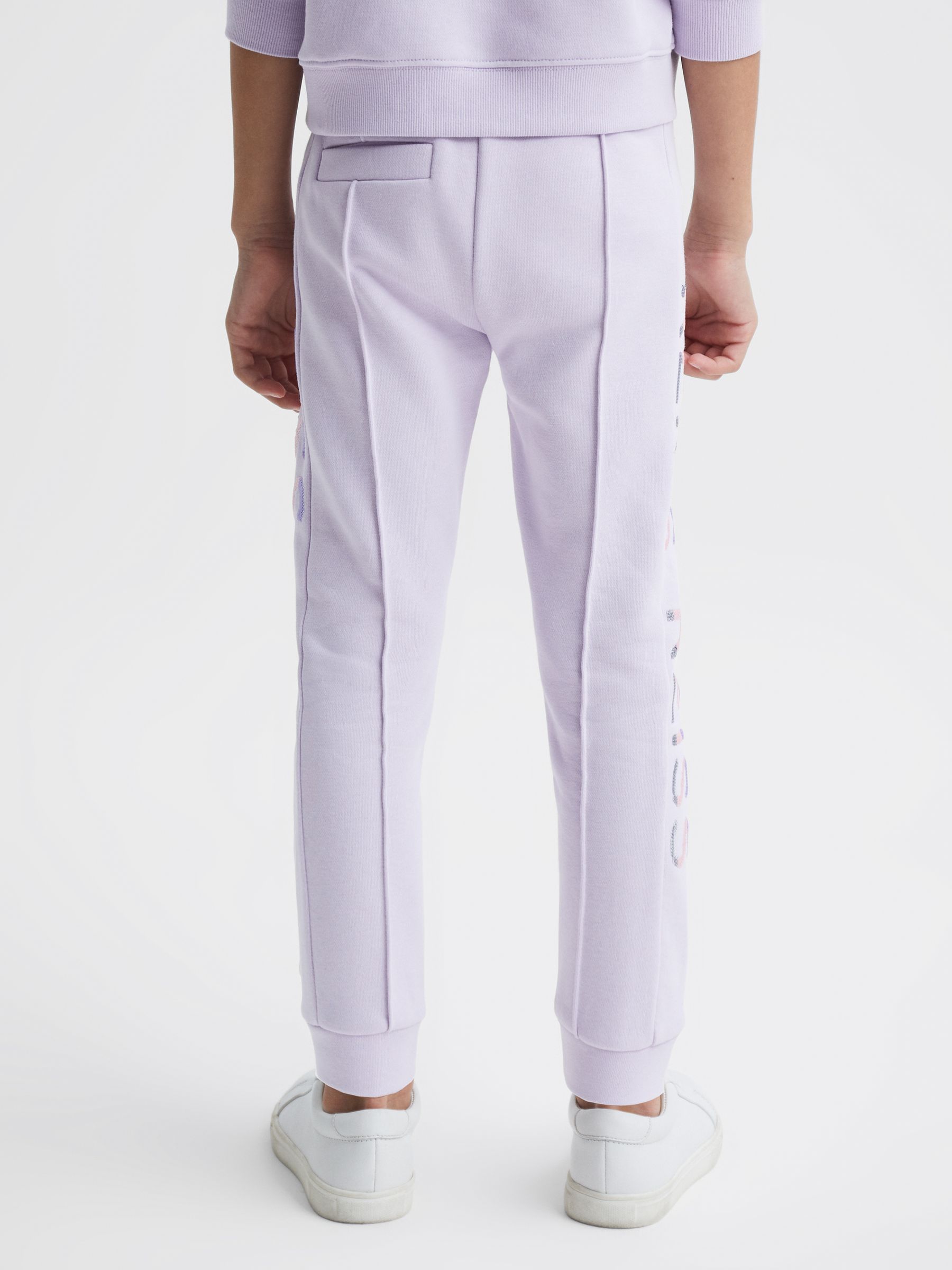 Senior Sequin Joggers in Lilac - Image 5 of 7