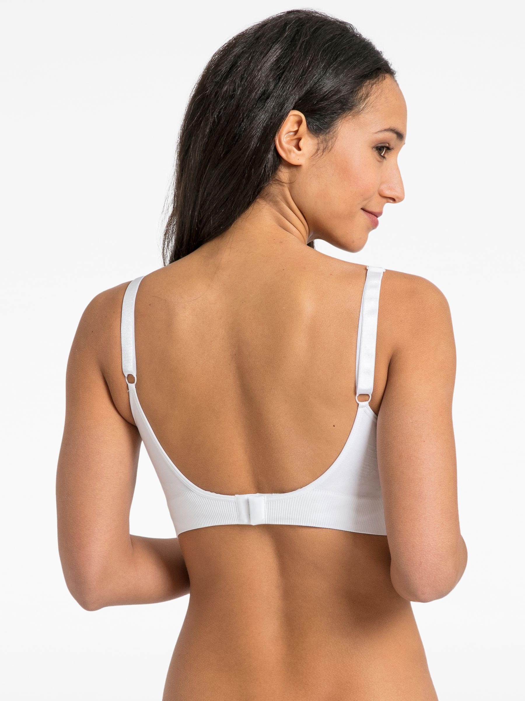 White Seamless Maternity & Nursing Bra - Image 2 of 2