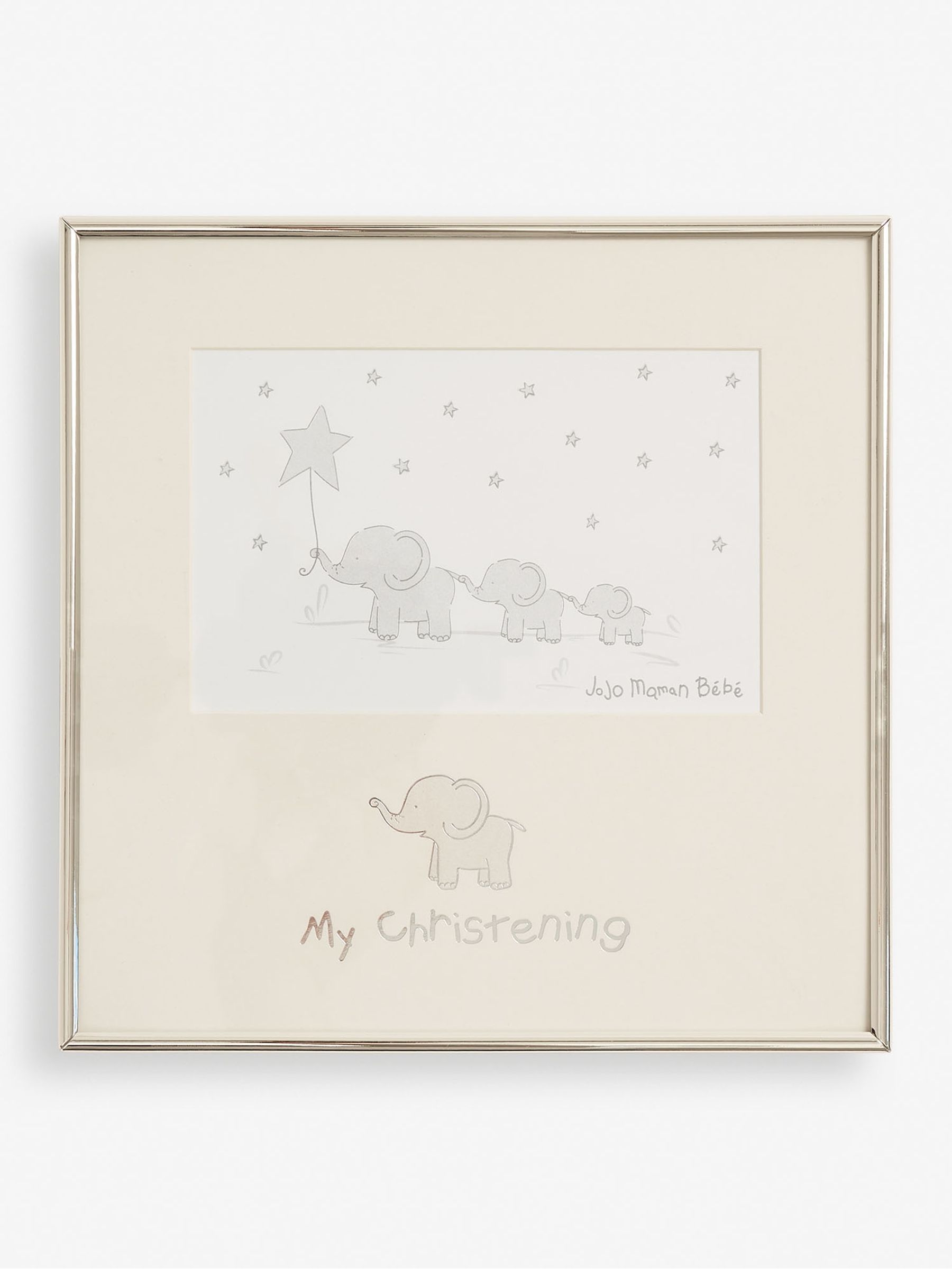 My Christening Photo Frame in Silver - Image 1 of 2