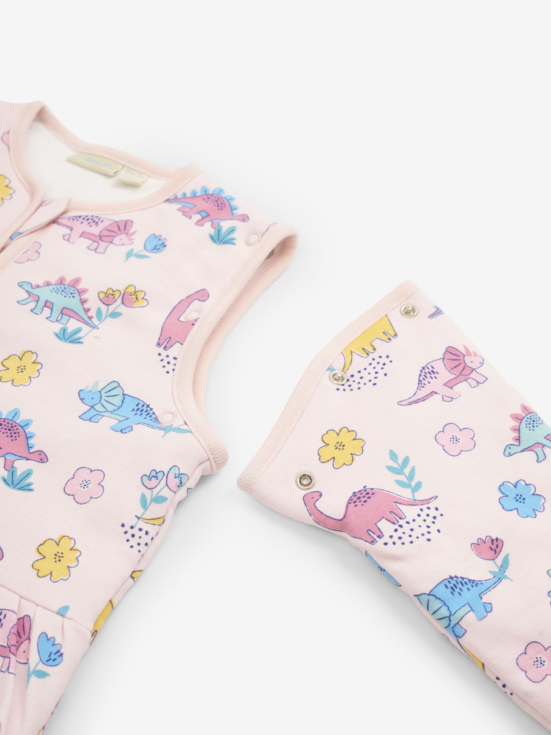 Pink Dino 2.5 Tog Travel Toddler Sleeping Bag - Image 3 of 3