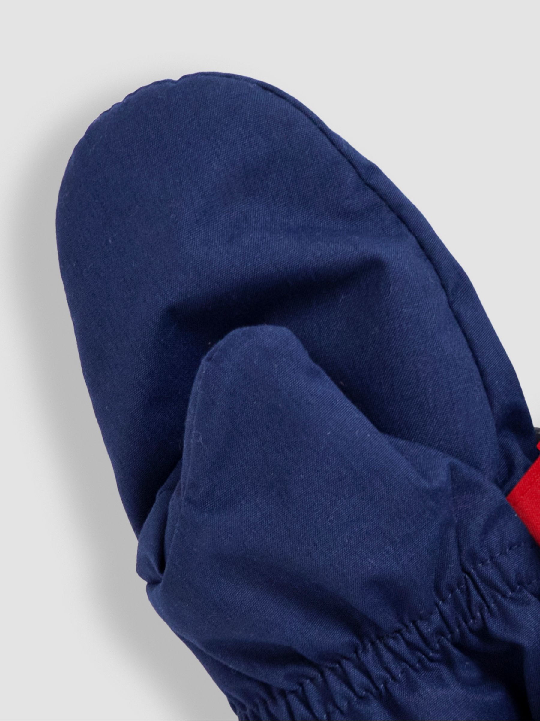 Navy Blue Waterproof Fleece Lined Mittens - Image 2 of 3