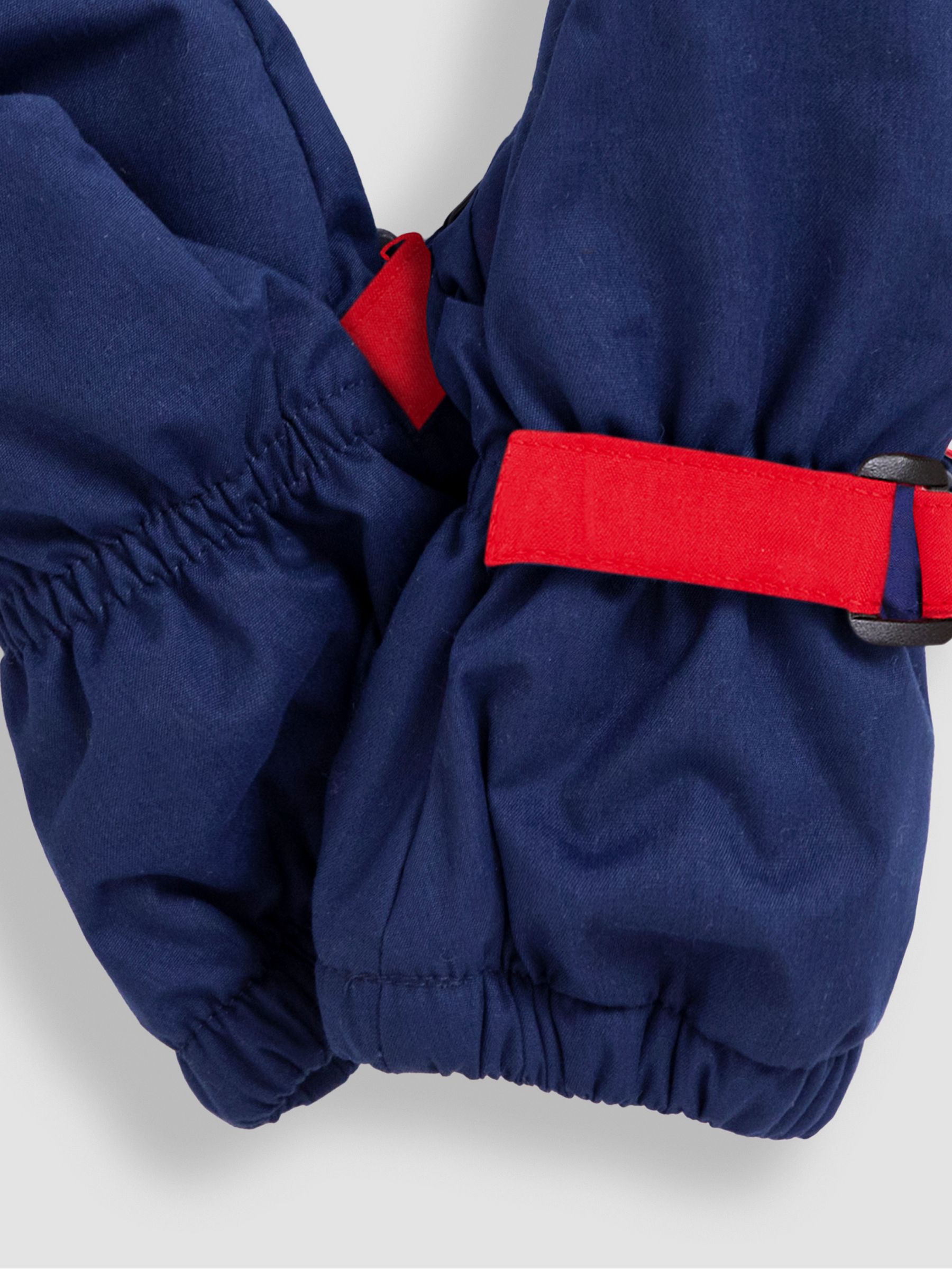 Navy Blue Waterproof Fleece Lined Mittens - Image 3 of 3
