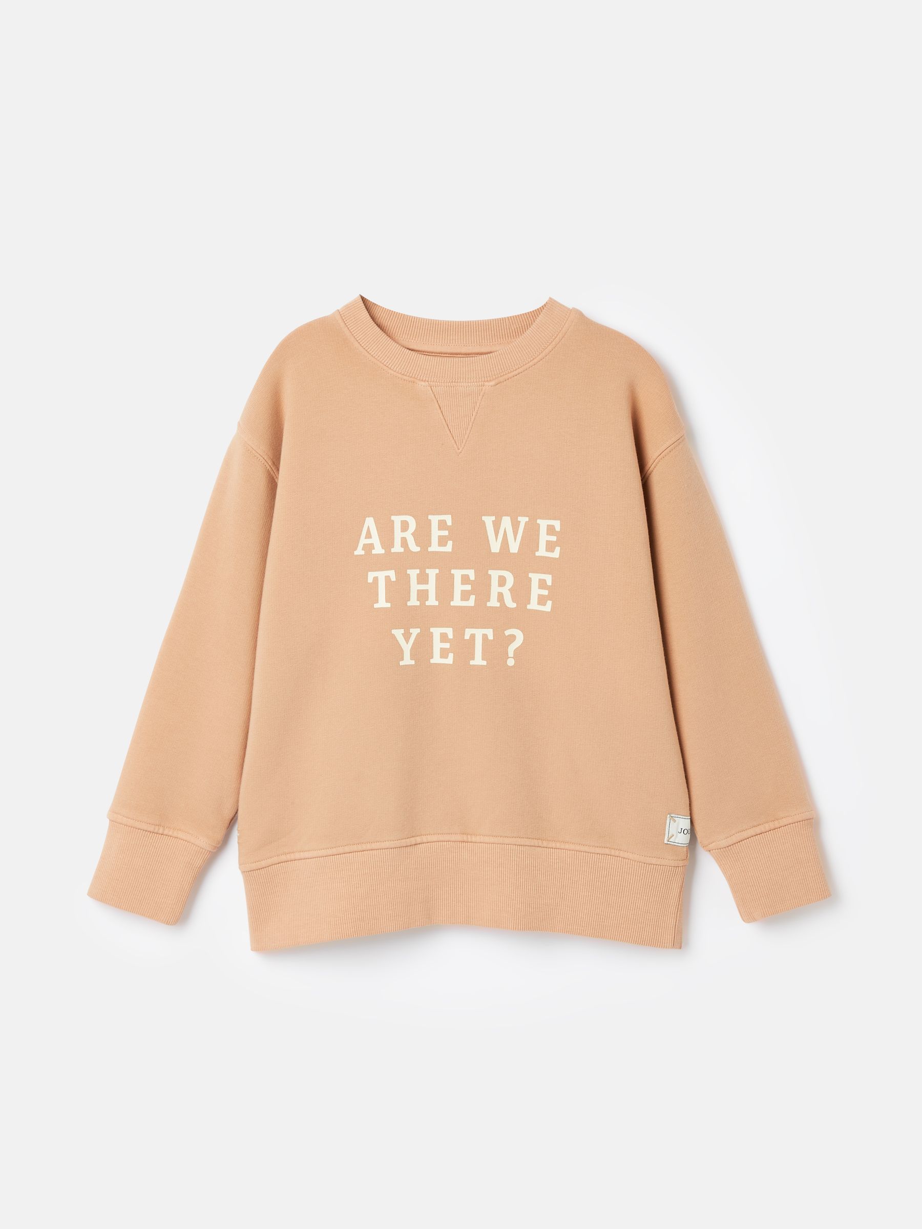 Kids' Sundaze Brown Crew Neck Slogan Sweatshirt - Image 1 of 7
