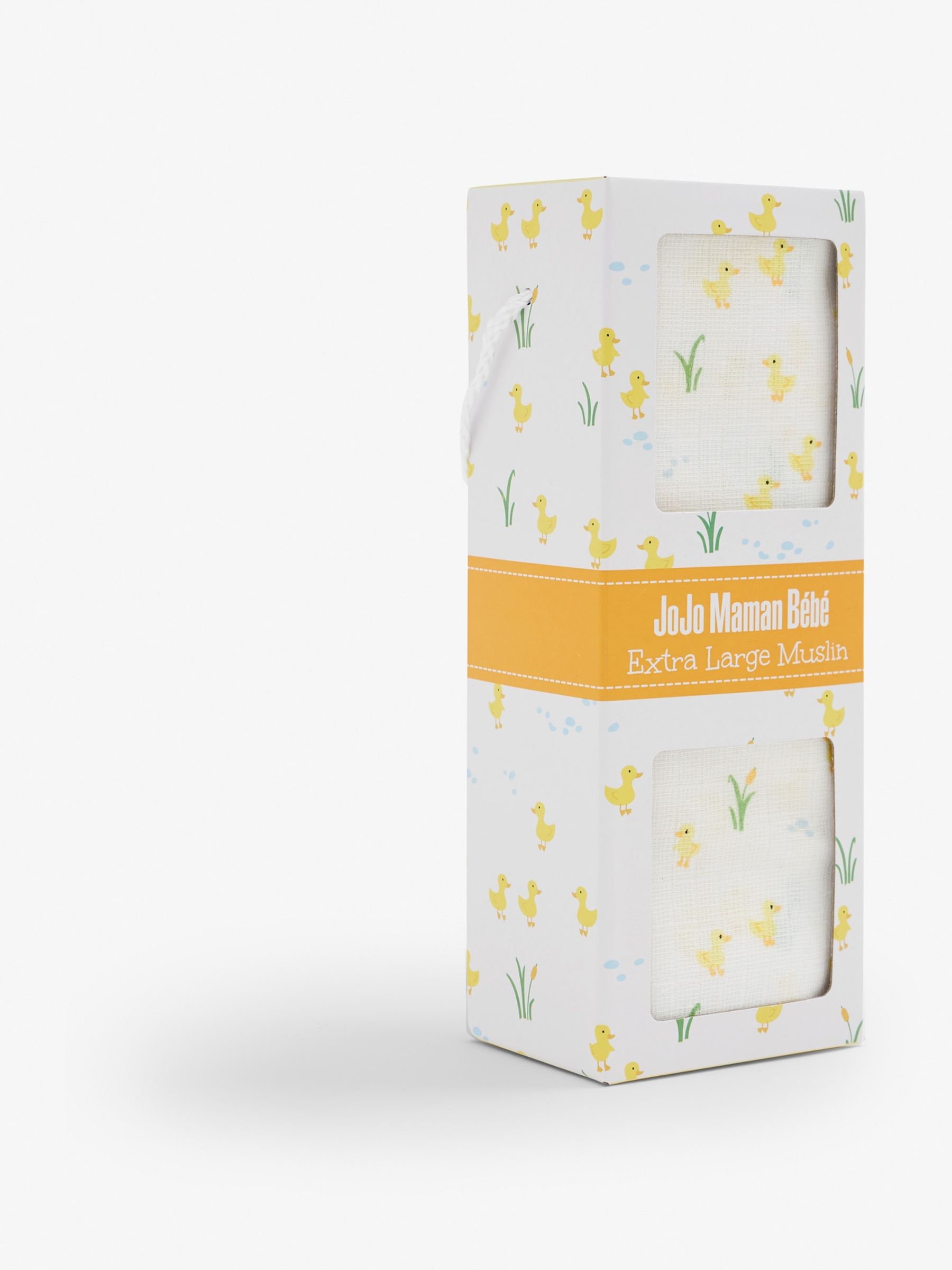 Extra Large Duck Print Muslin in Yellow - Image 1 of 4