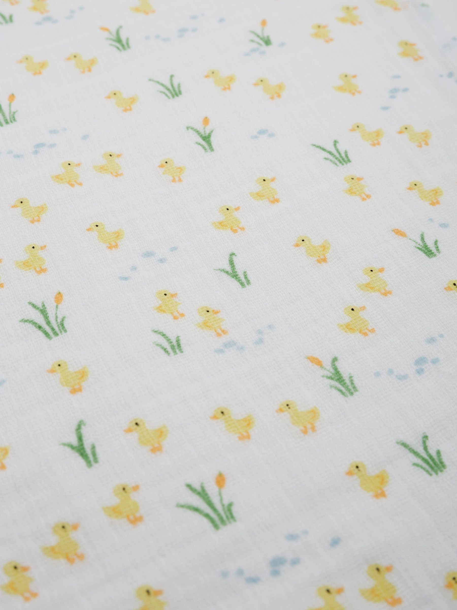Extra Large Duck Print Muslin in Yellow - Image 3 of 4