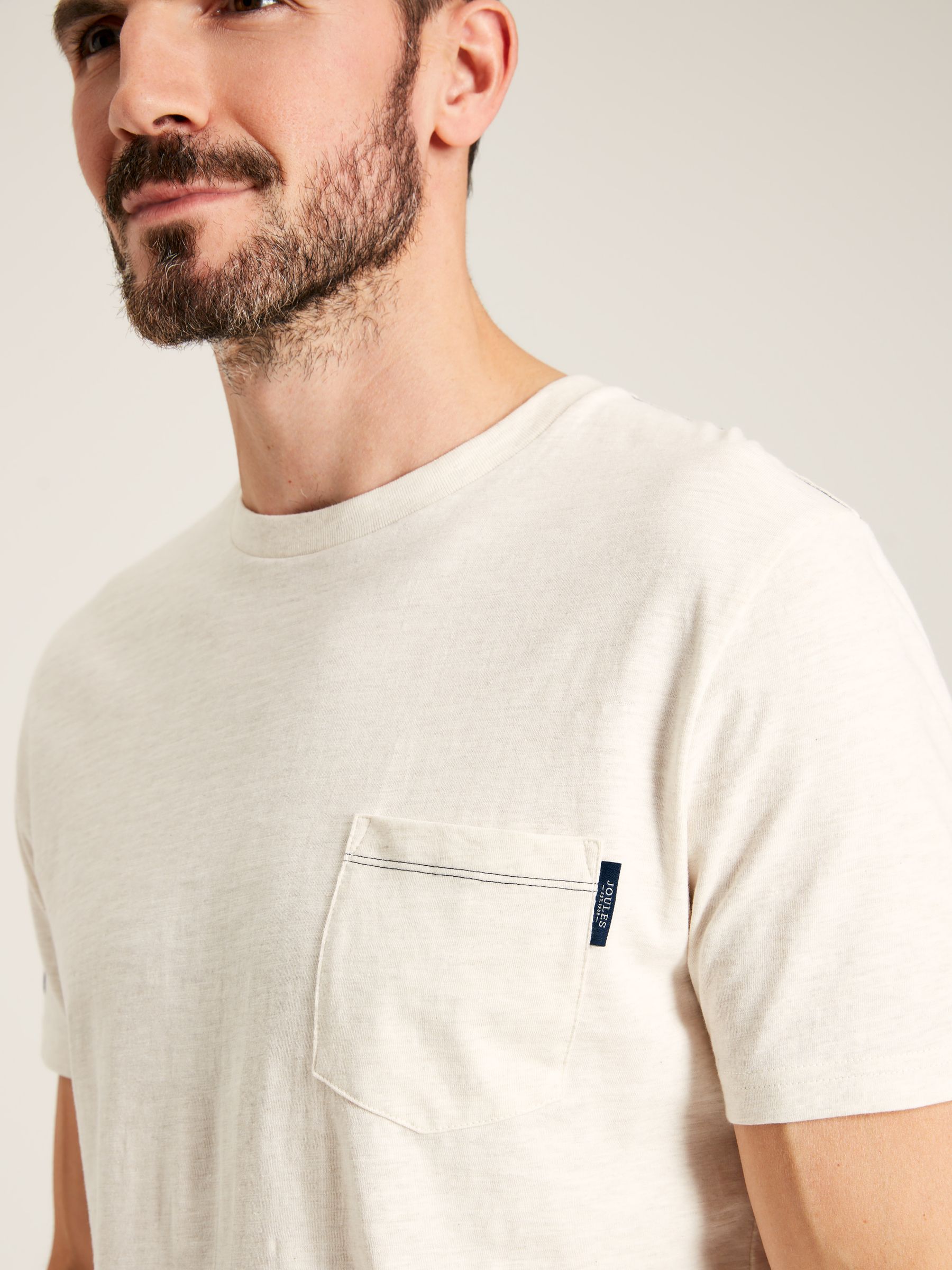 Flynn White Graphic Tee-Graphic Jersey T-Shirt - Image 3 of 6