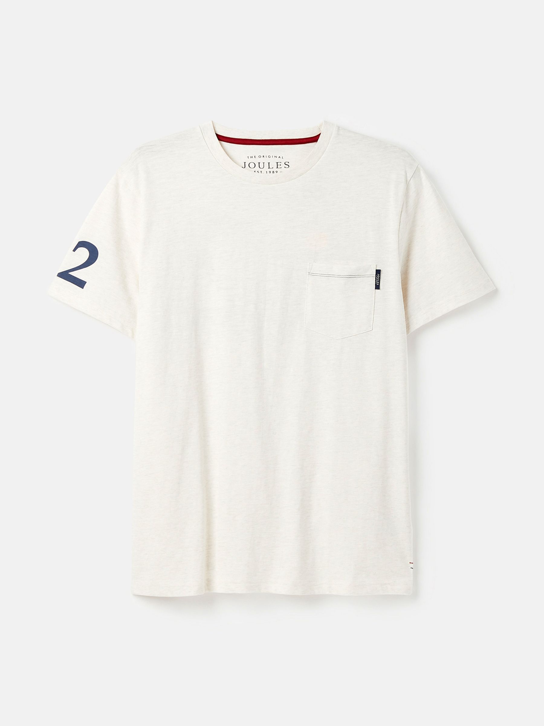 Flynn White Graphic Tee-Graphic Jersey T-Shirt - Image 6 of 6