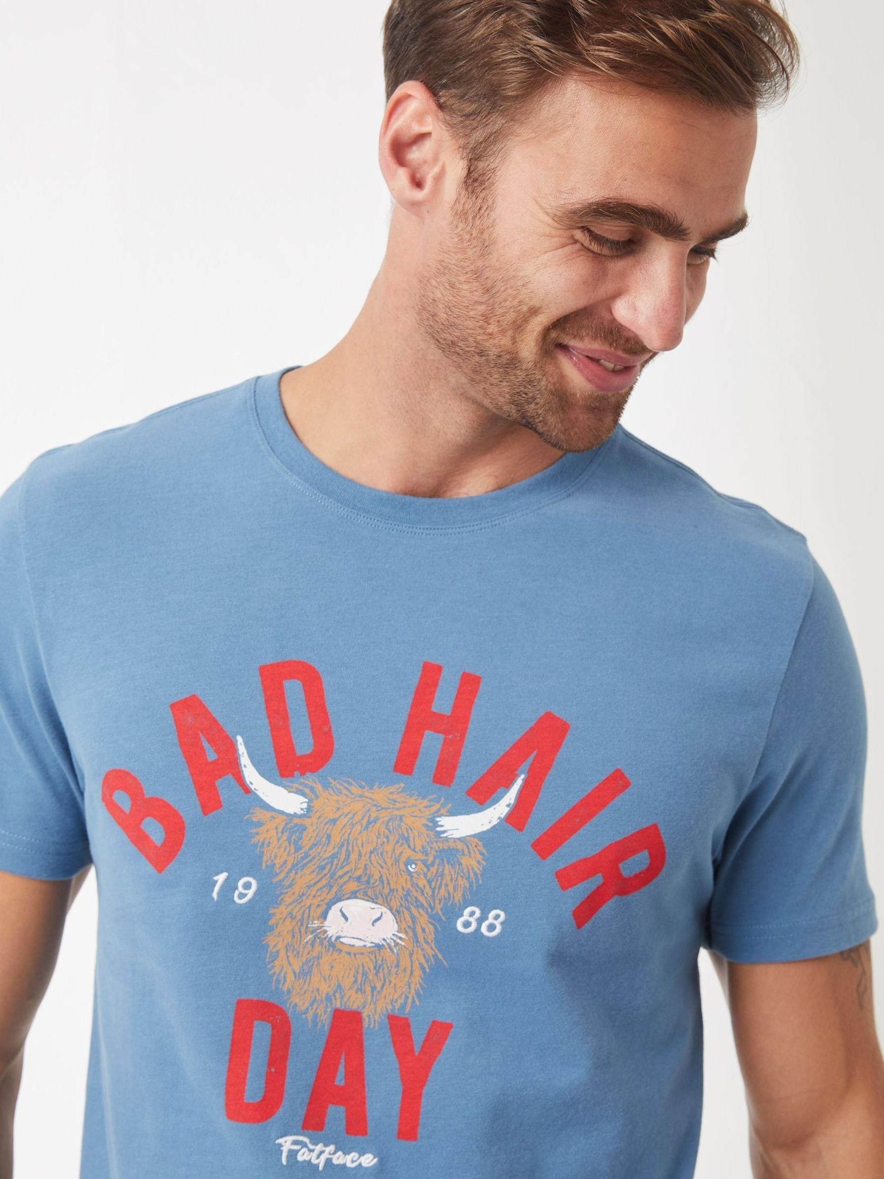 Blue Bad Hair Day T-Shirt - Image 3 of 4