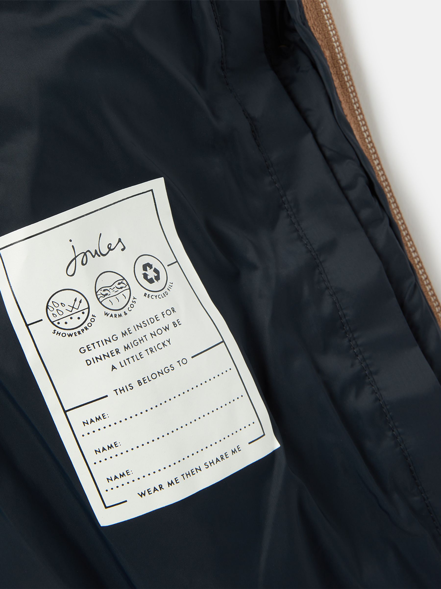 Cairn Navy/Beige Showerproof Coat - Image 6 of 6