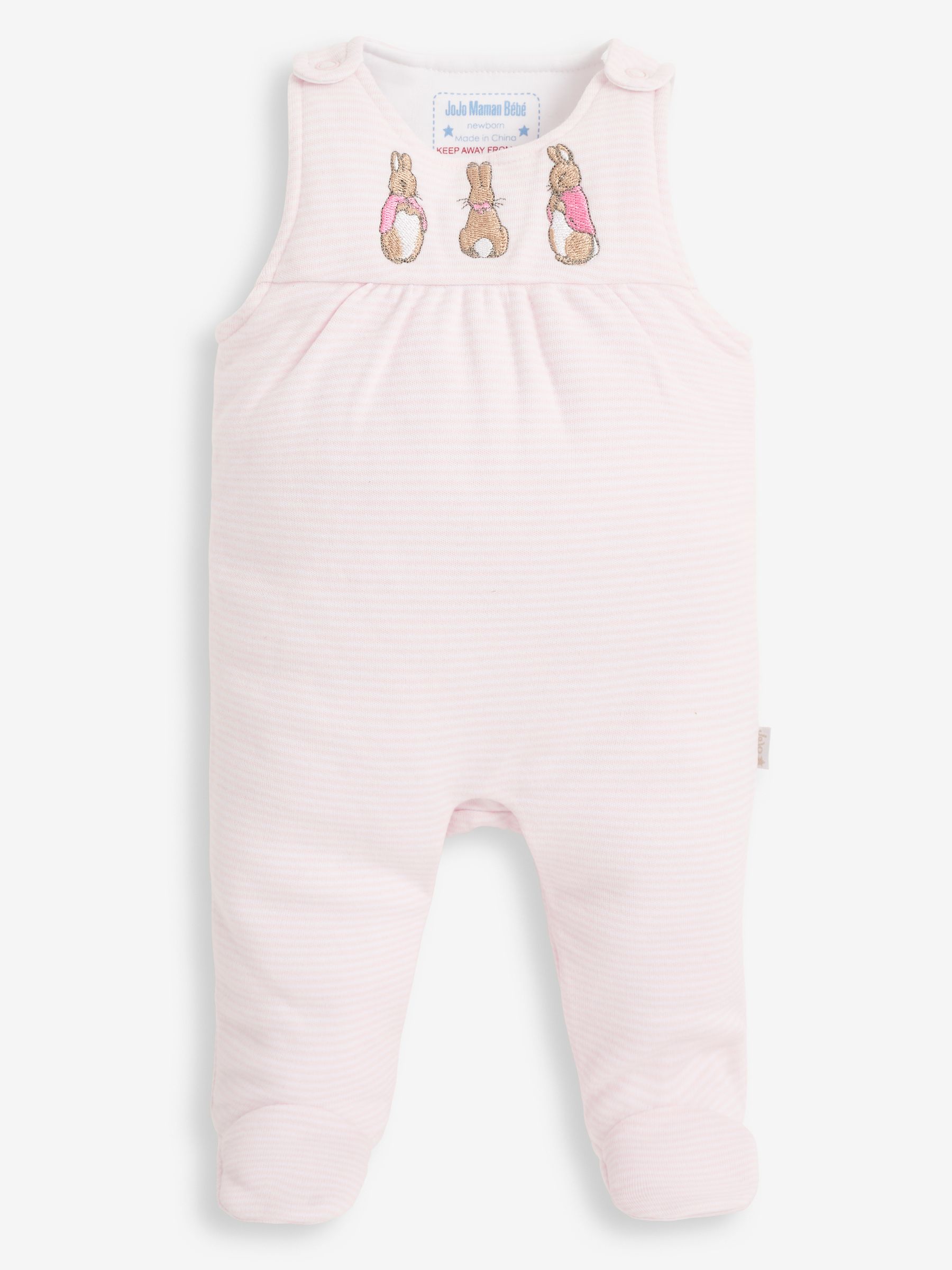 2-Piece Flopsy Bunny Dungaree Set in Pink - Image 3 of 5