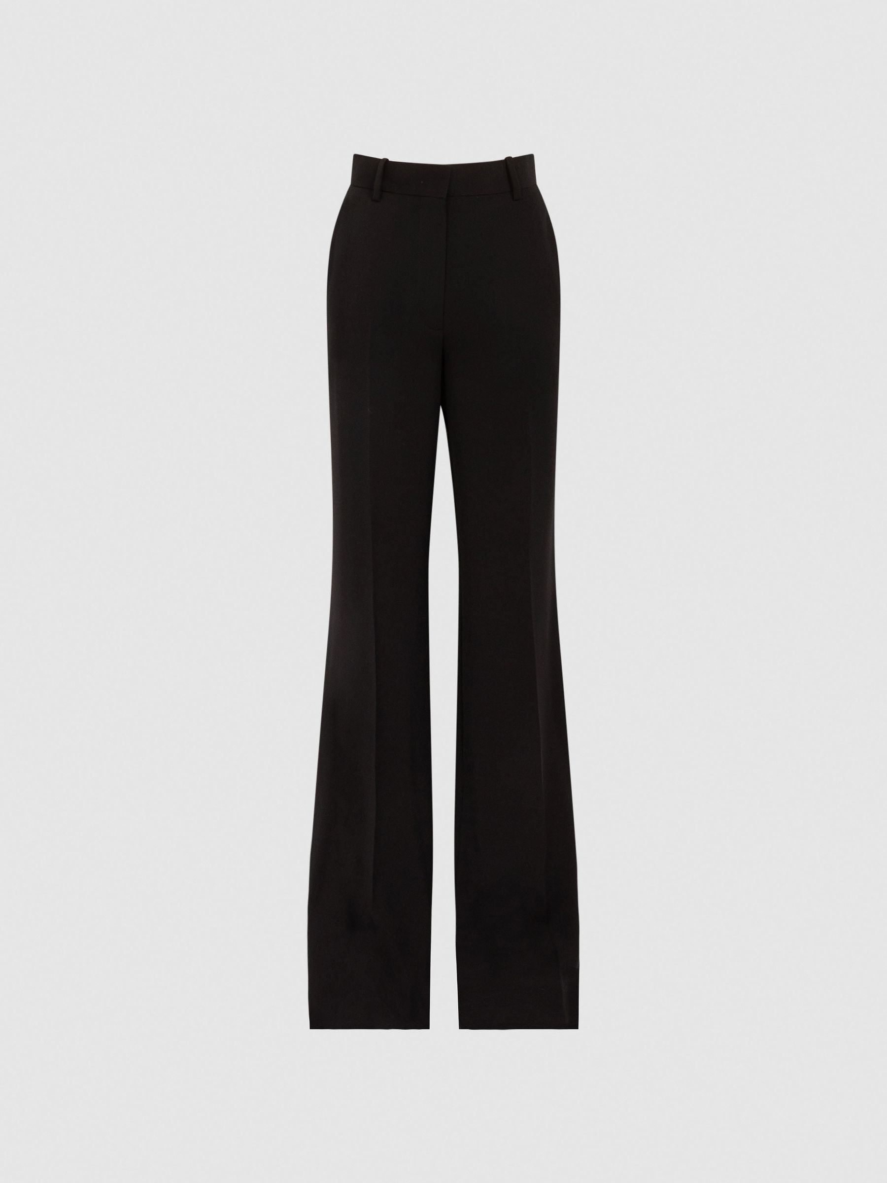 Wide Leg Suit Trousers in Black - Image 2 of 4
