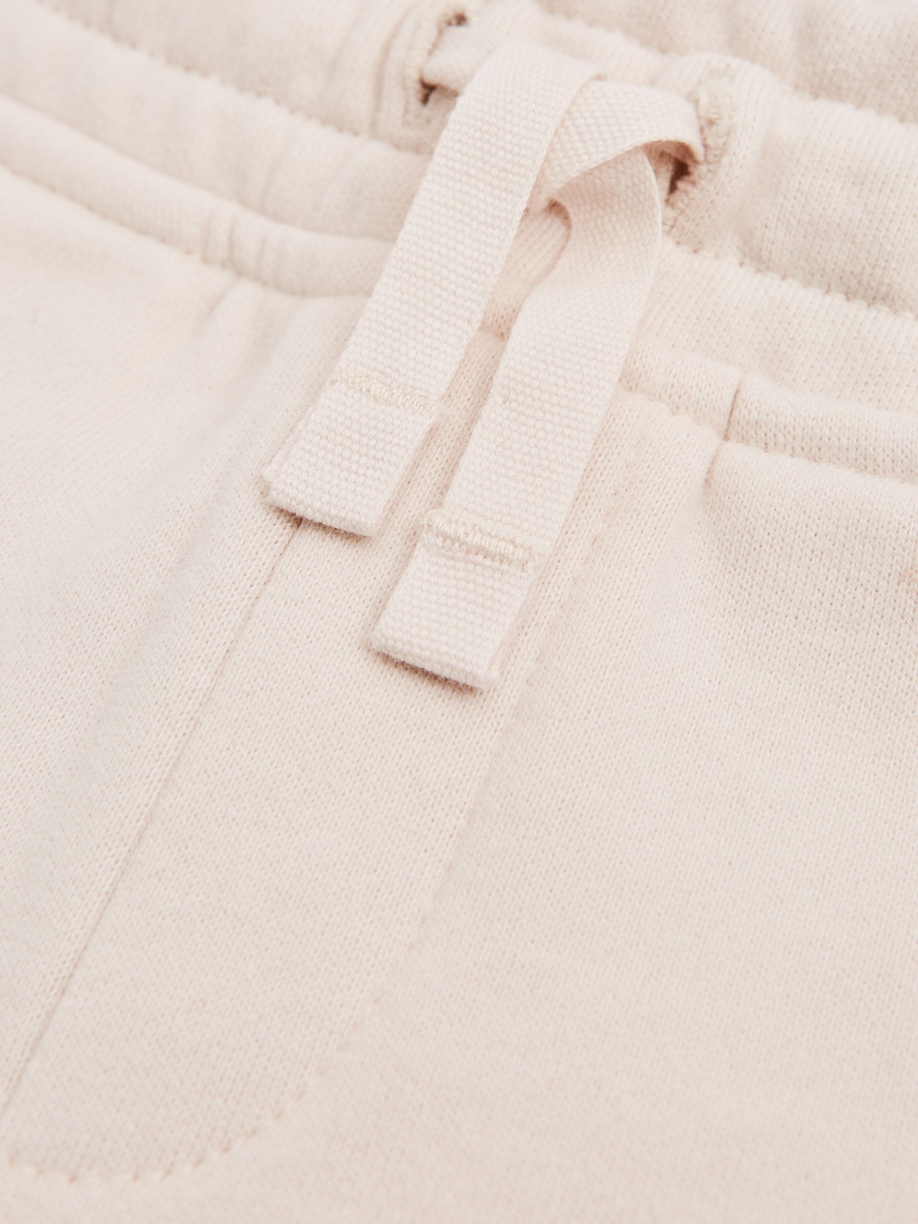 Drawstring Jersey Shorts in Cream - Image 6 of 6