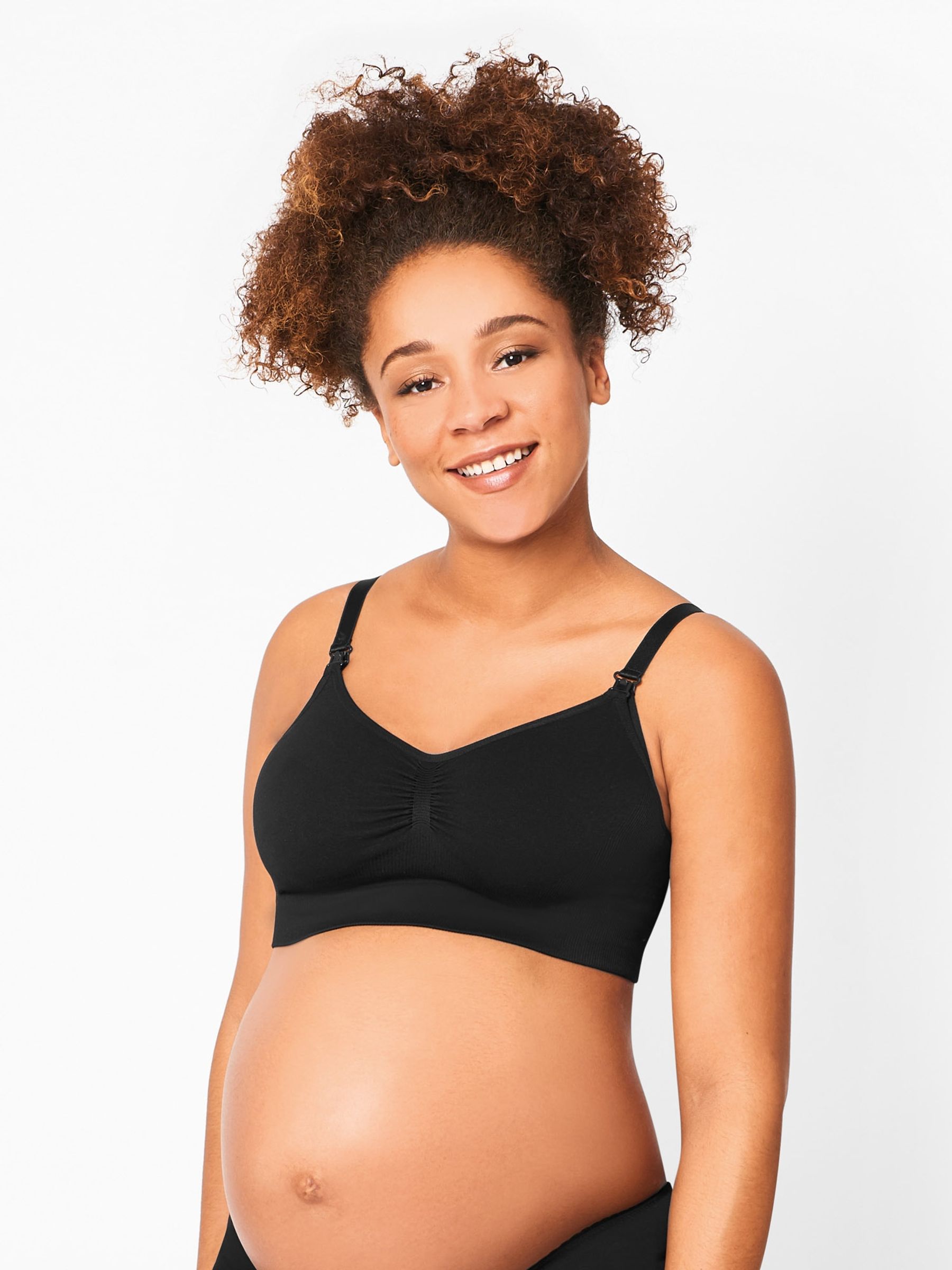 Black Seamless Maternity & Nursing Bra - Image 1 of 3