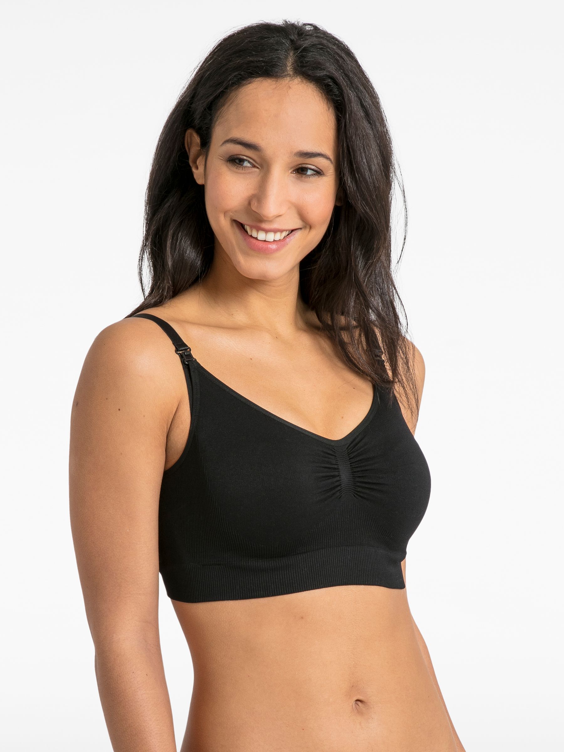 Black Seamless Maternity & Nursing Bra - Image 2 of 3