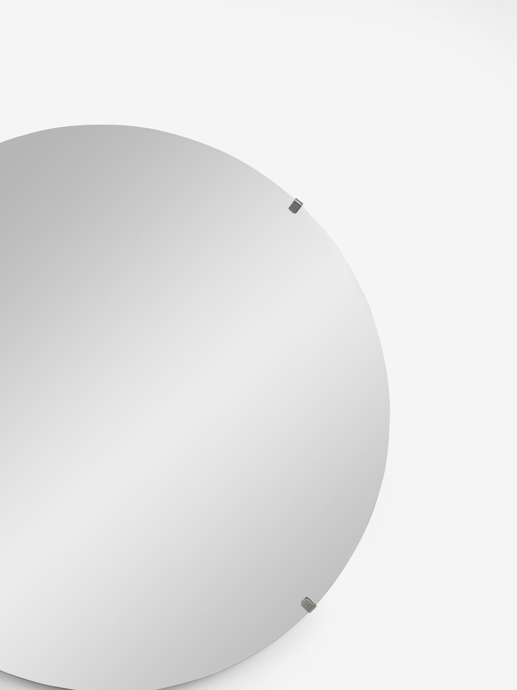 Jasper Conran London Clear Circle Clip Mirror - Image 3 of 3