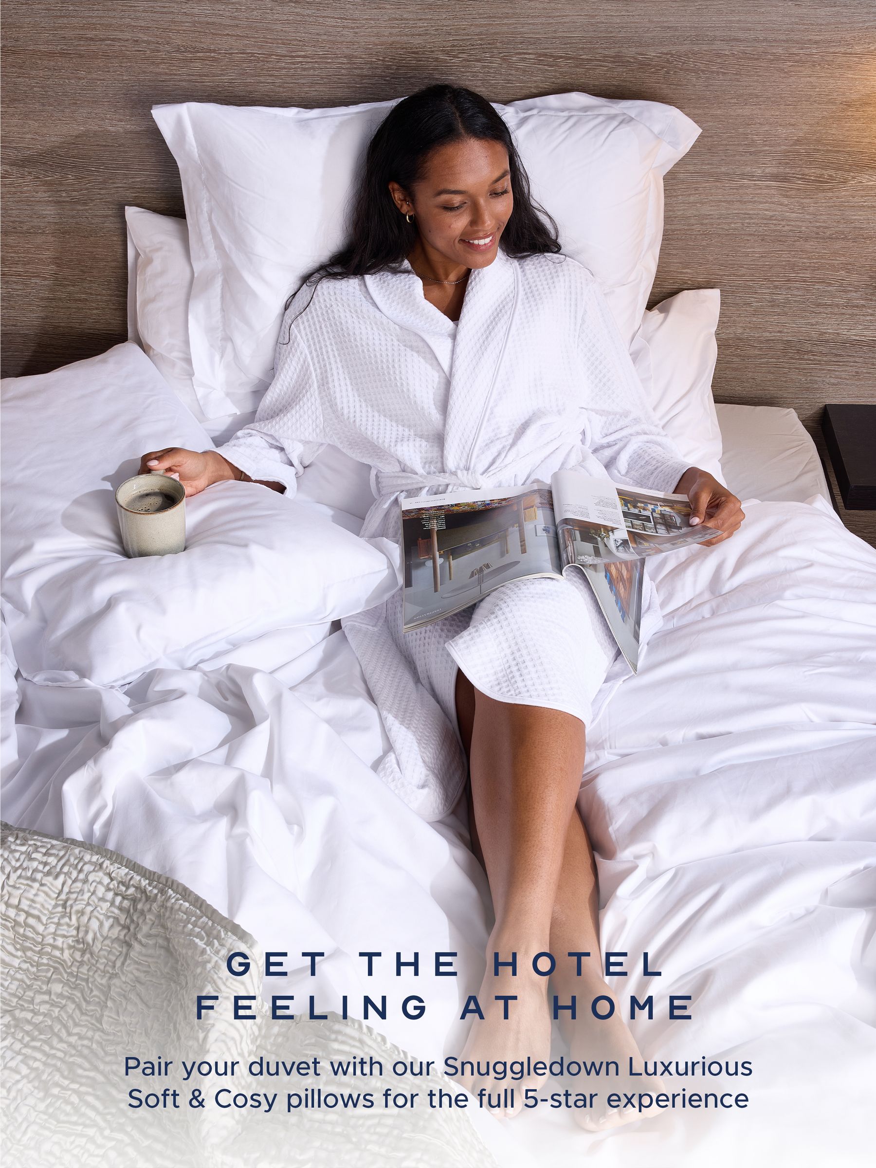 Snuggledown White Luxurious Hotel 10.5 Tog Duvet - Image 8 of 9