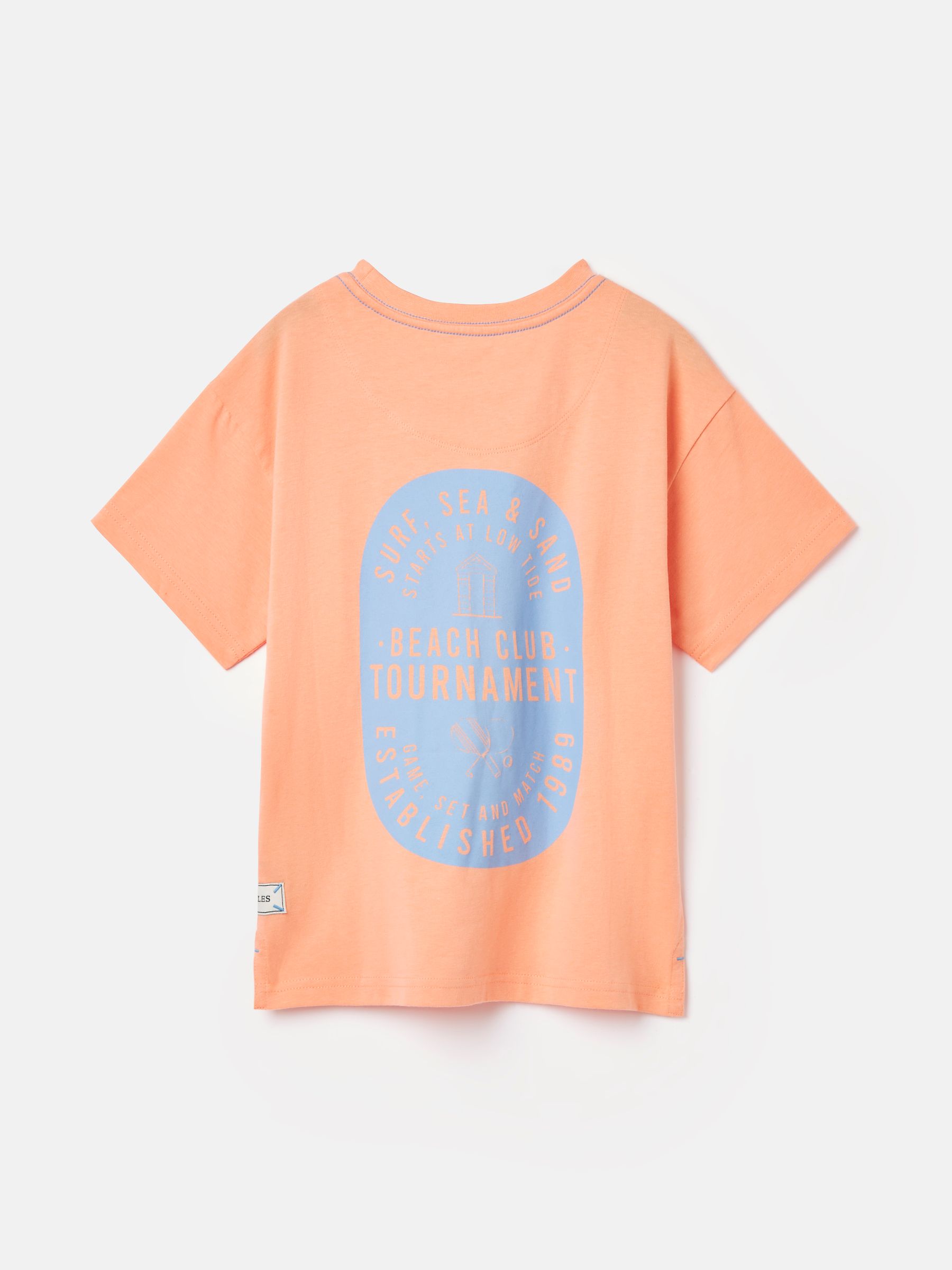 Boys' Ben Orange Short Sleeve T-Shirt - Image 2 of 4