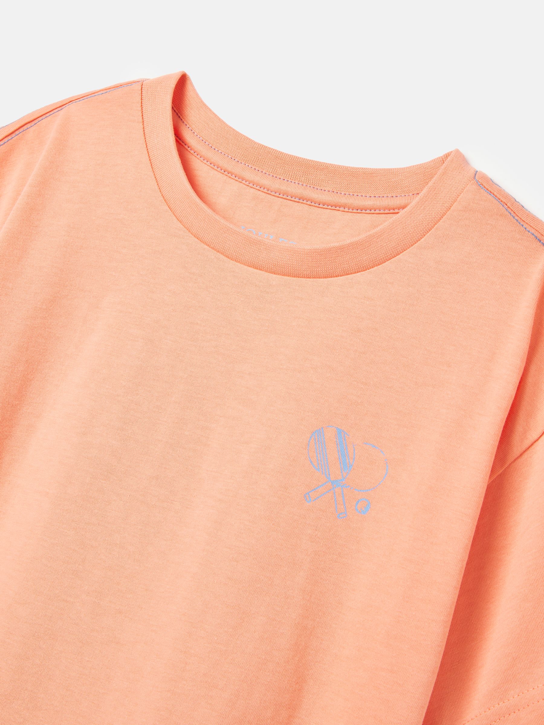 Boys' Ben Orange Short Sleeve T-Shirt - Image 3 of 4