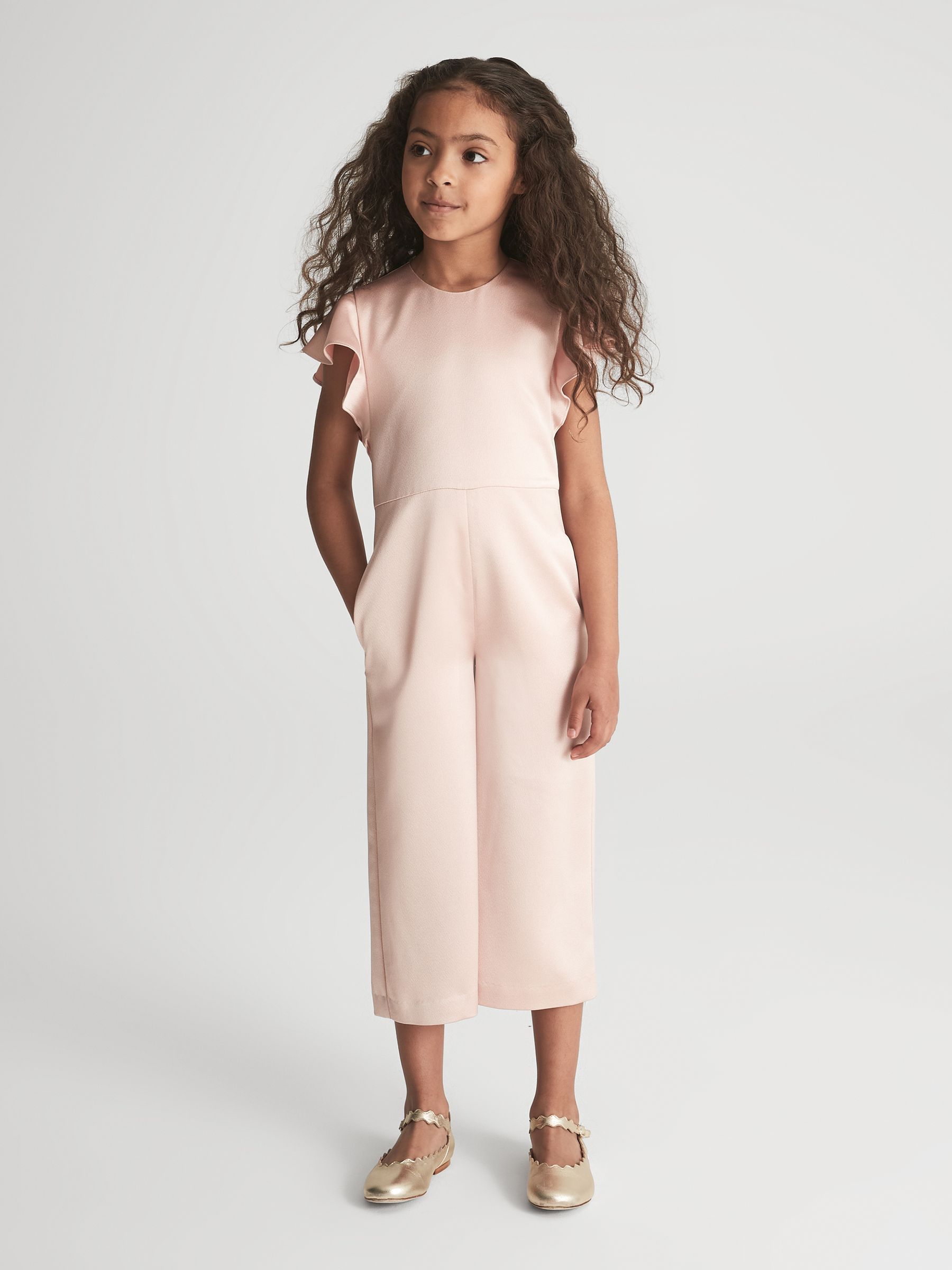 Occasion Jumpsuit in Blush - Image 1 of 6