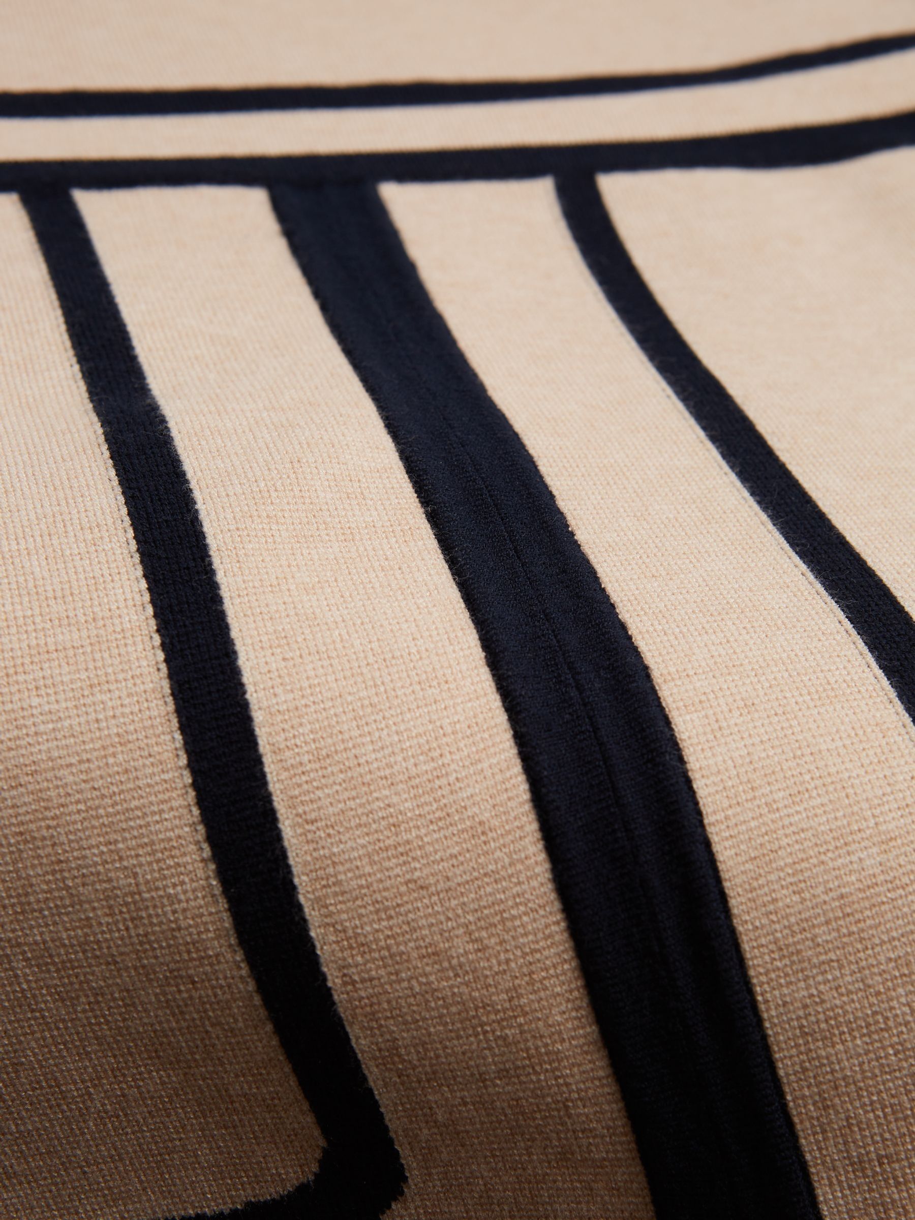 9-12 yrs Knitted Mini Dress in Camel - Image 6 of 6