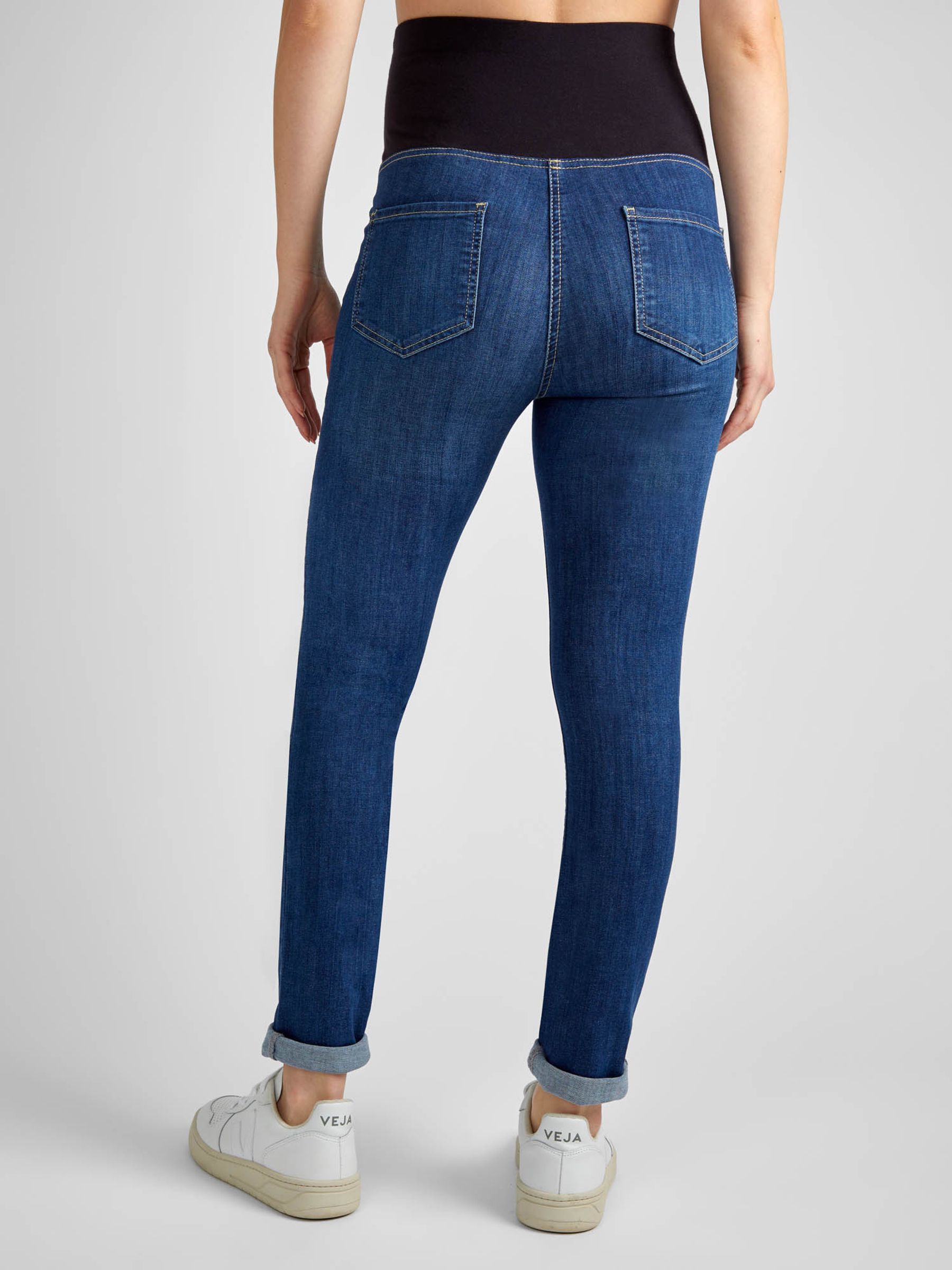 Dark Vintage Super Skinny Maternity Jeans - Image 4 of 6
