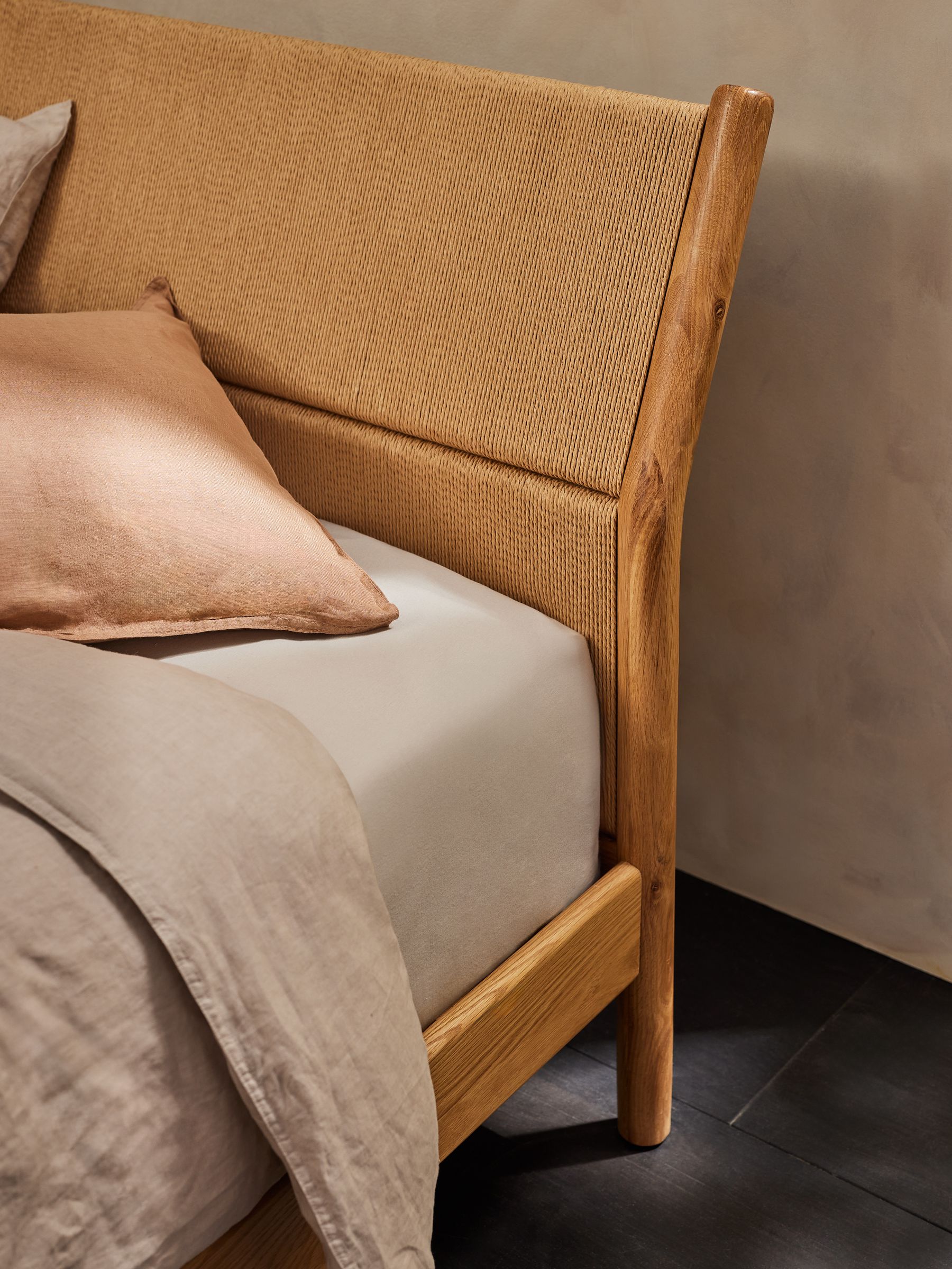 Kali Bed in Oak in Natural - Image 3 of 4