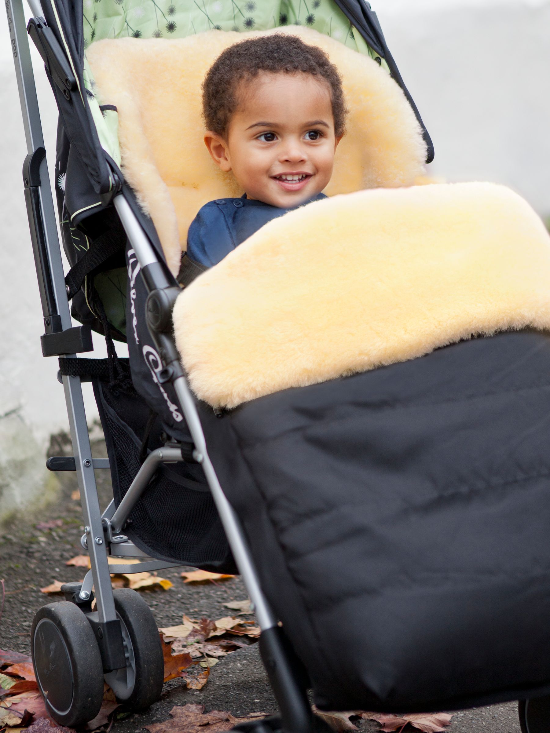 Lamb Fleece Buggy Snuggler in Cream - Image 3 of 3