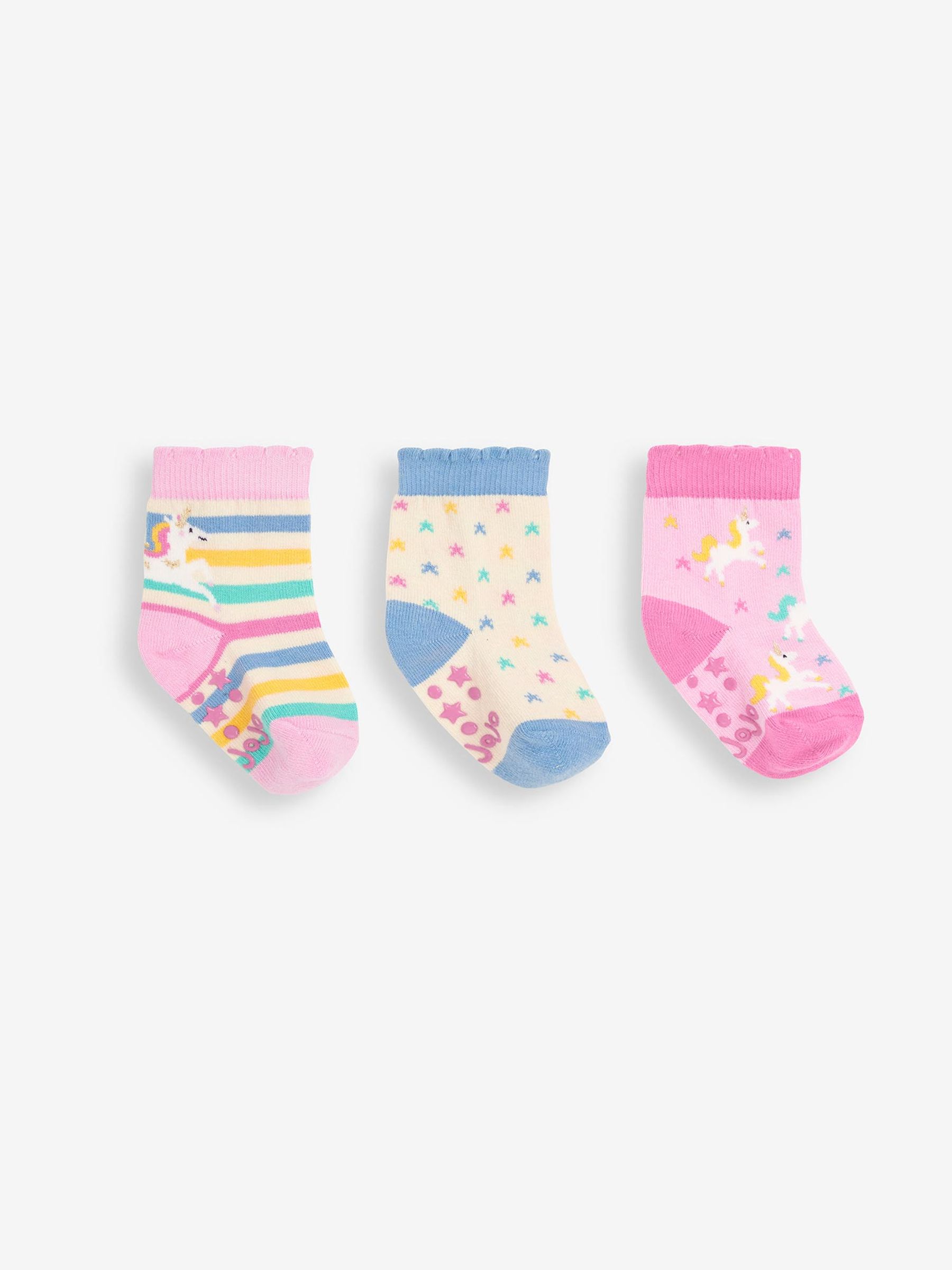 Multi Unicorn Socks 3 Pack - Image 1 of 1