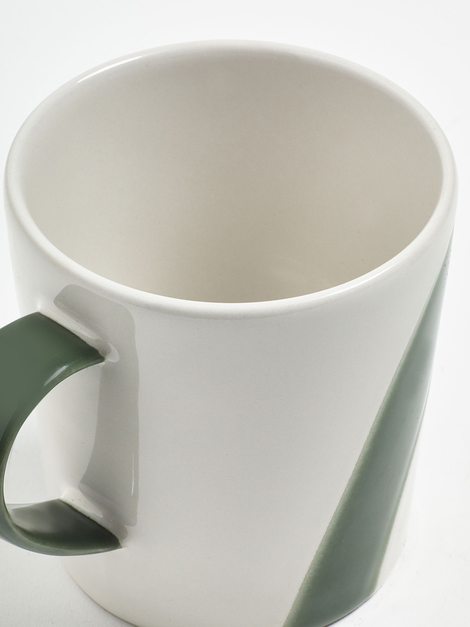 Jasper Conran London Set of 4 Green Abstract Mugs - Image 10 of 10