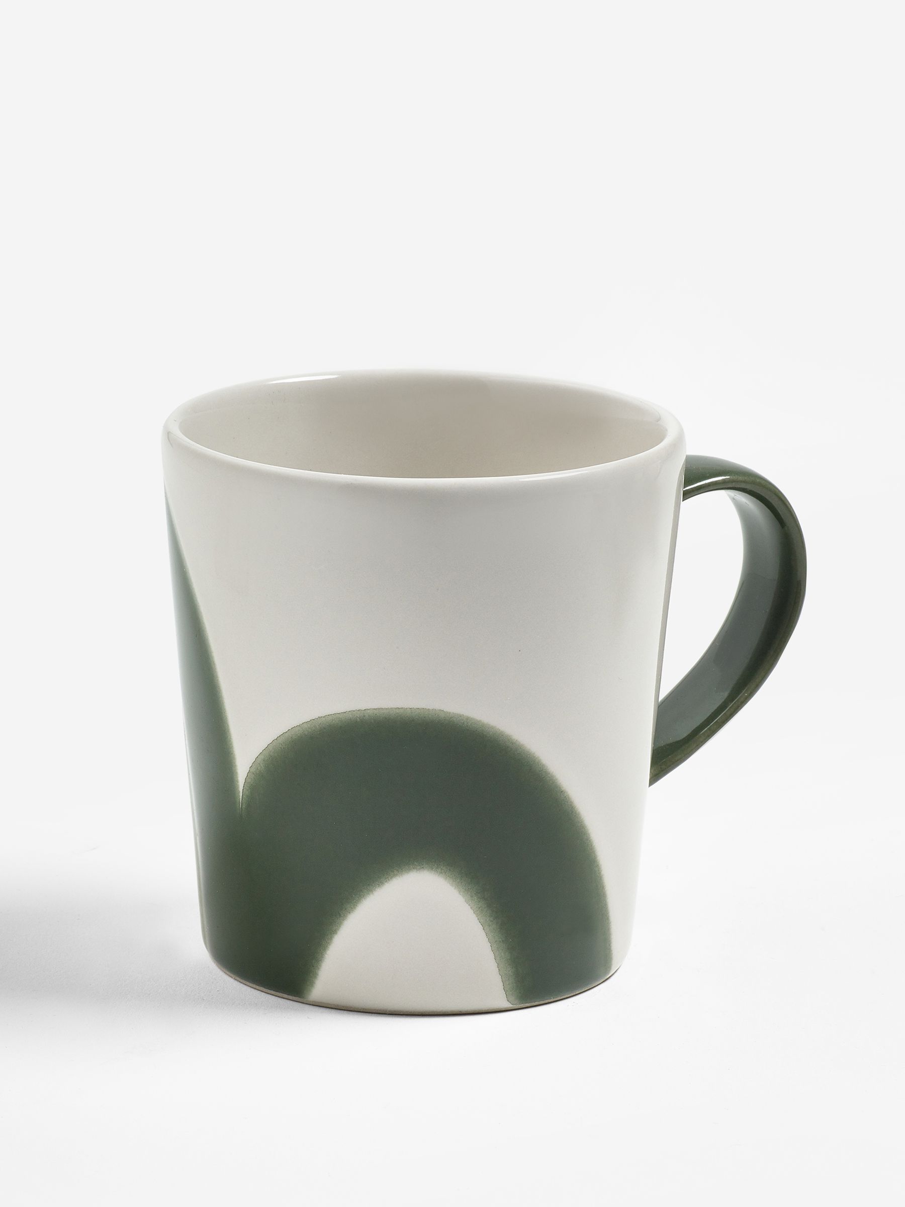 Jasper Conran London Set of 4 Green Abstract Mugs - Image 3 of 10