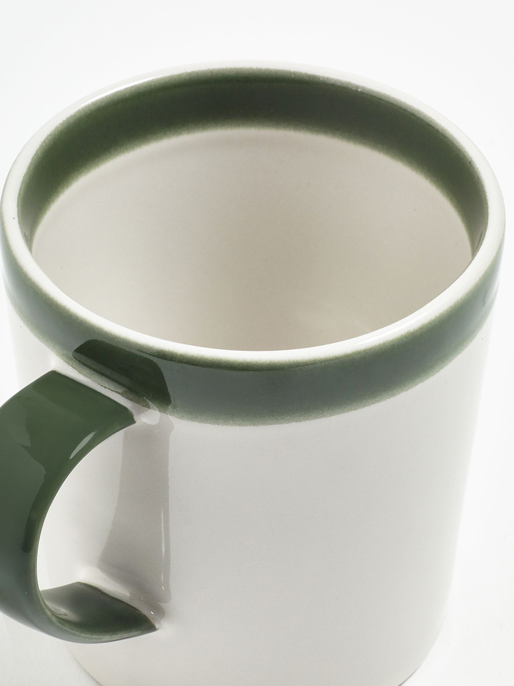 Jasper Conran London Set of 4 Green Abstract Mugs - Image 7 of 10