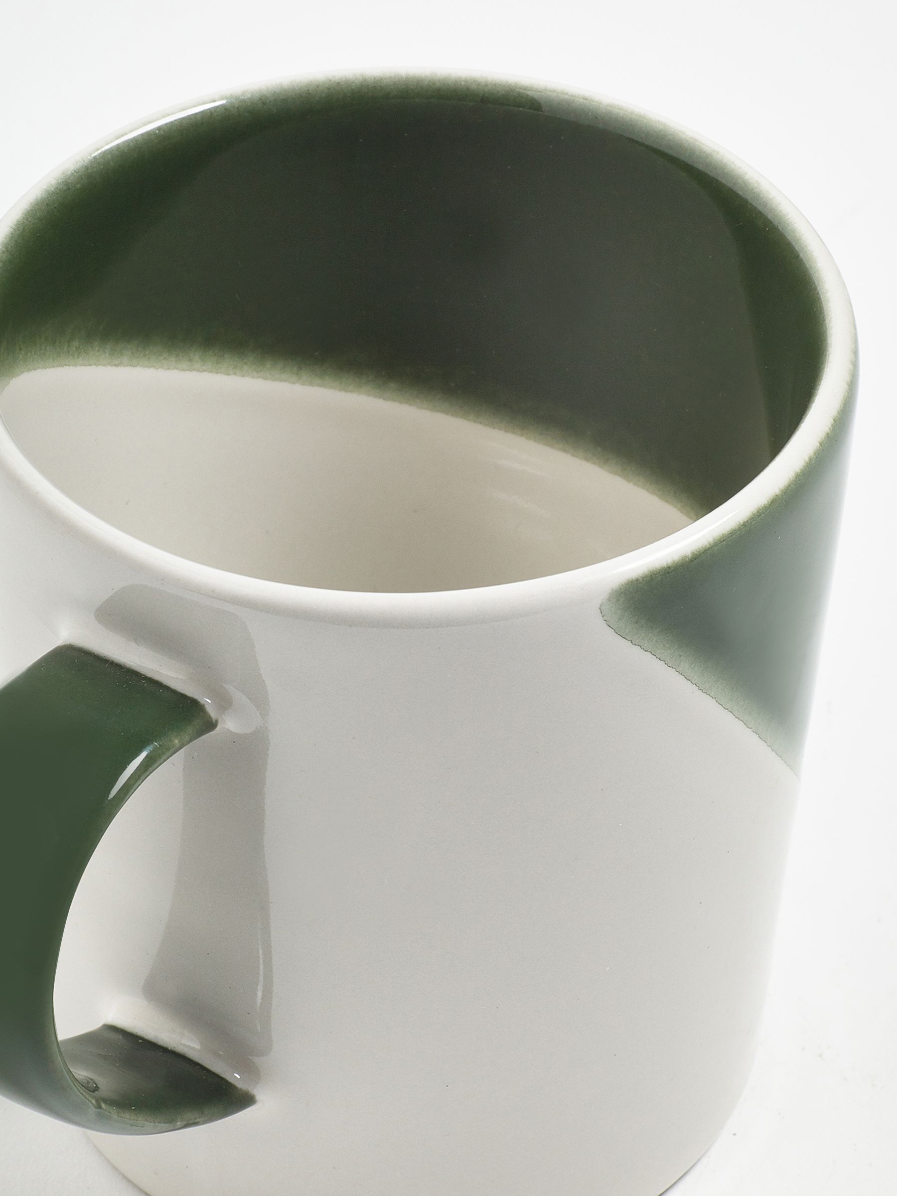 Jasper Conran London Set of 4 Green Abstract Mugs - Image 8 of 10