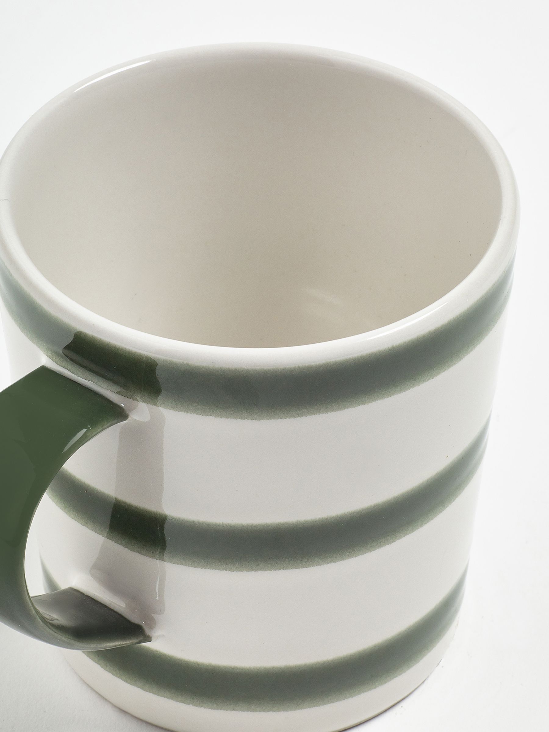 Jasper Conran London Set of 4 Green Abstract Mugs - Image 9 of 10