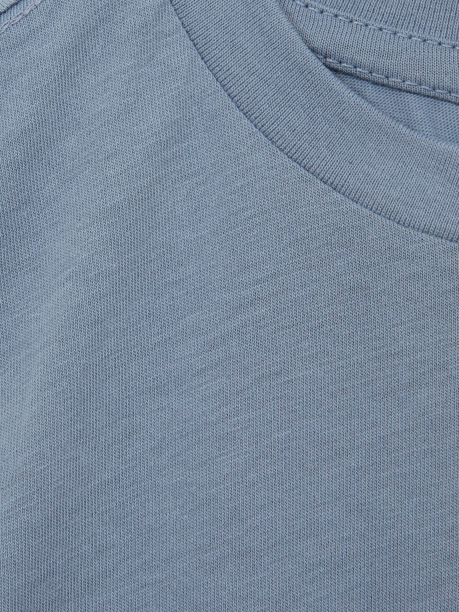 3-9 yrs Crew Neck T-Shirt in Ashley Blue - Image 6 of 6