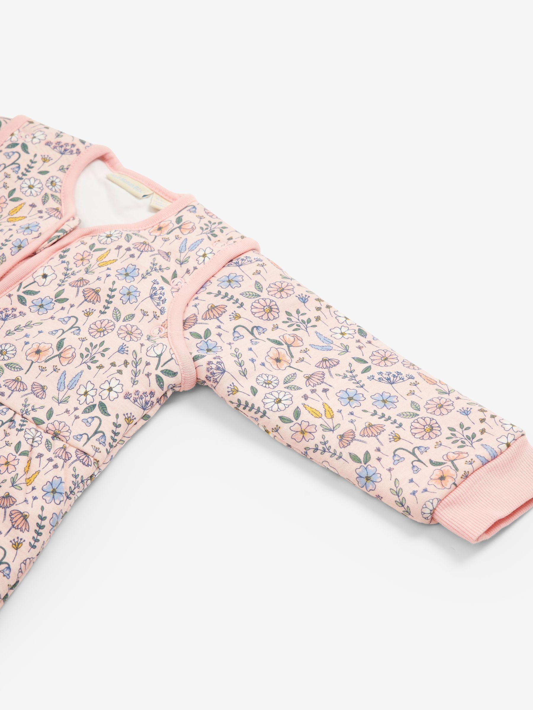 Pink Meadow 3.5 Tog Baby Sleeping Bag - Image 4 of 4