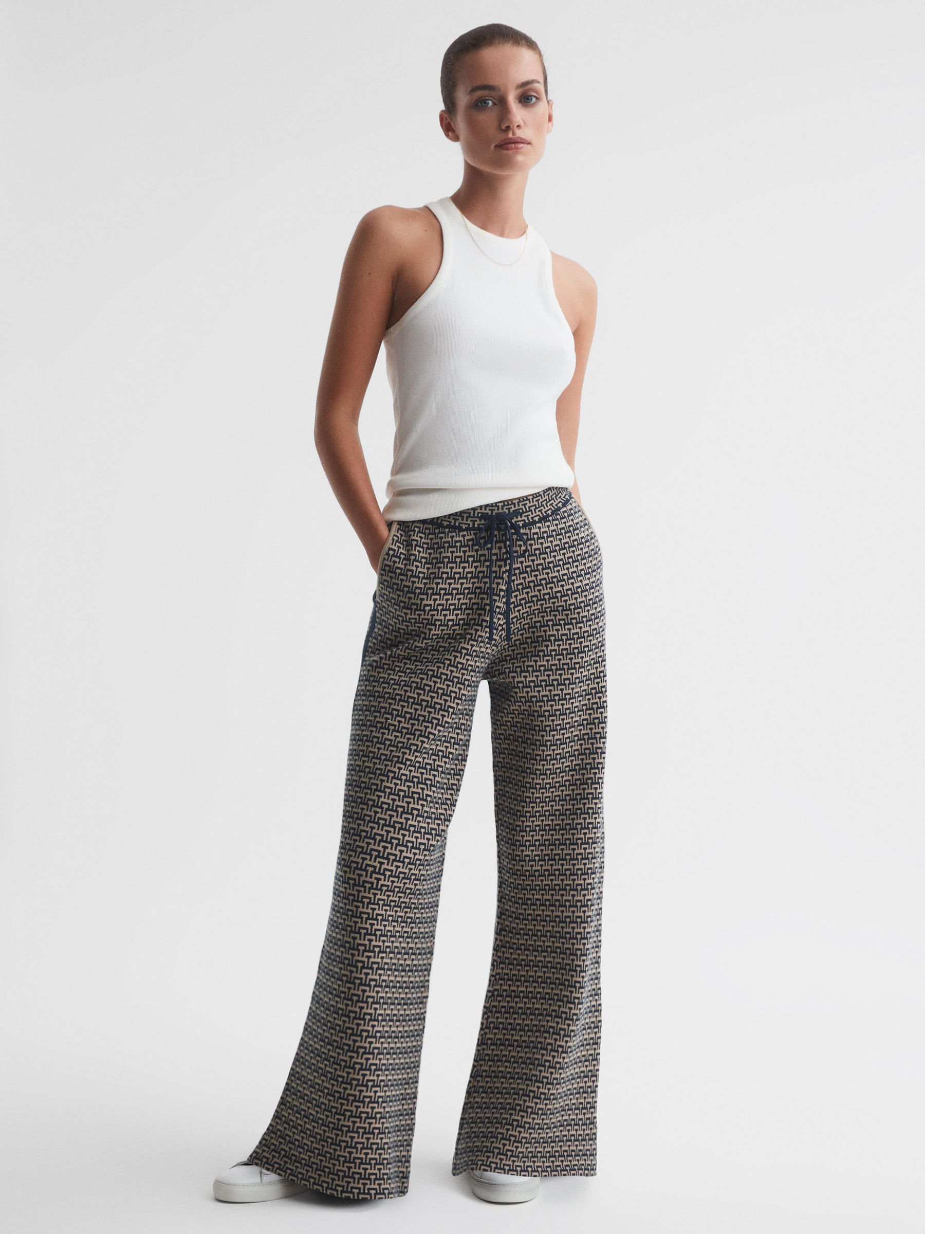 The Upside Printed Joggers in Abstract - Image 1 of 5