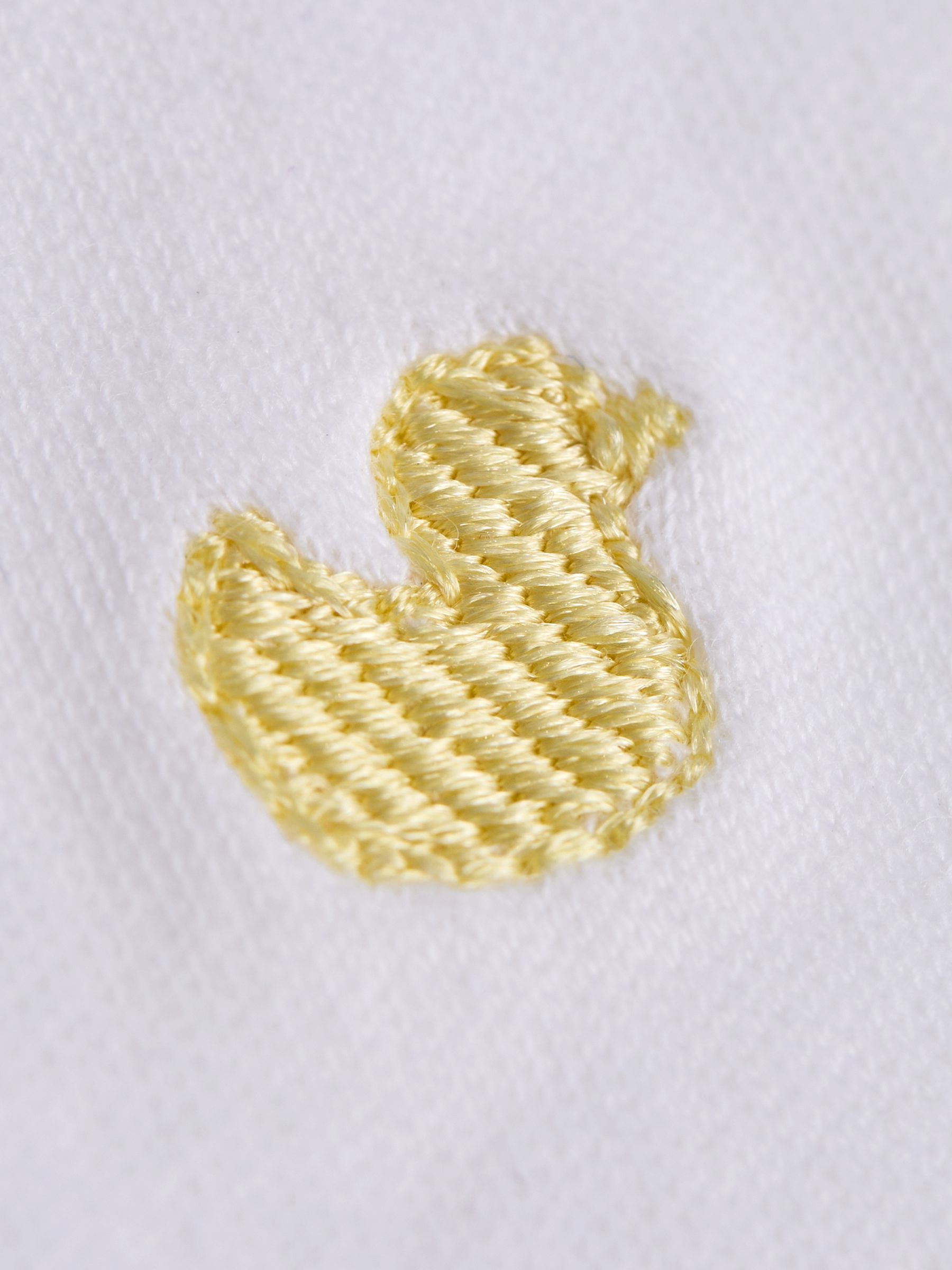 Yellow Duck Embroidered Bib - Image 3 of 3