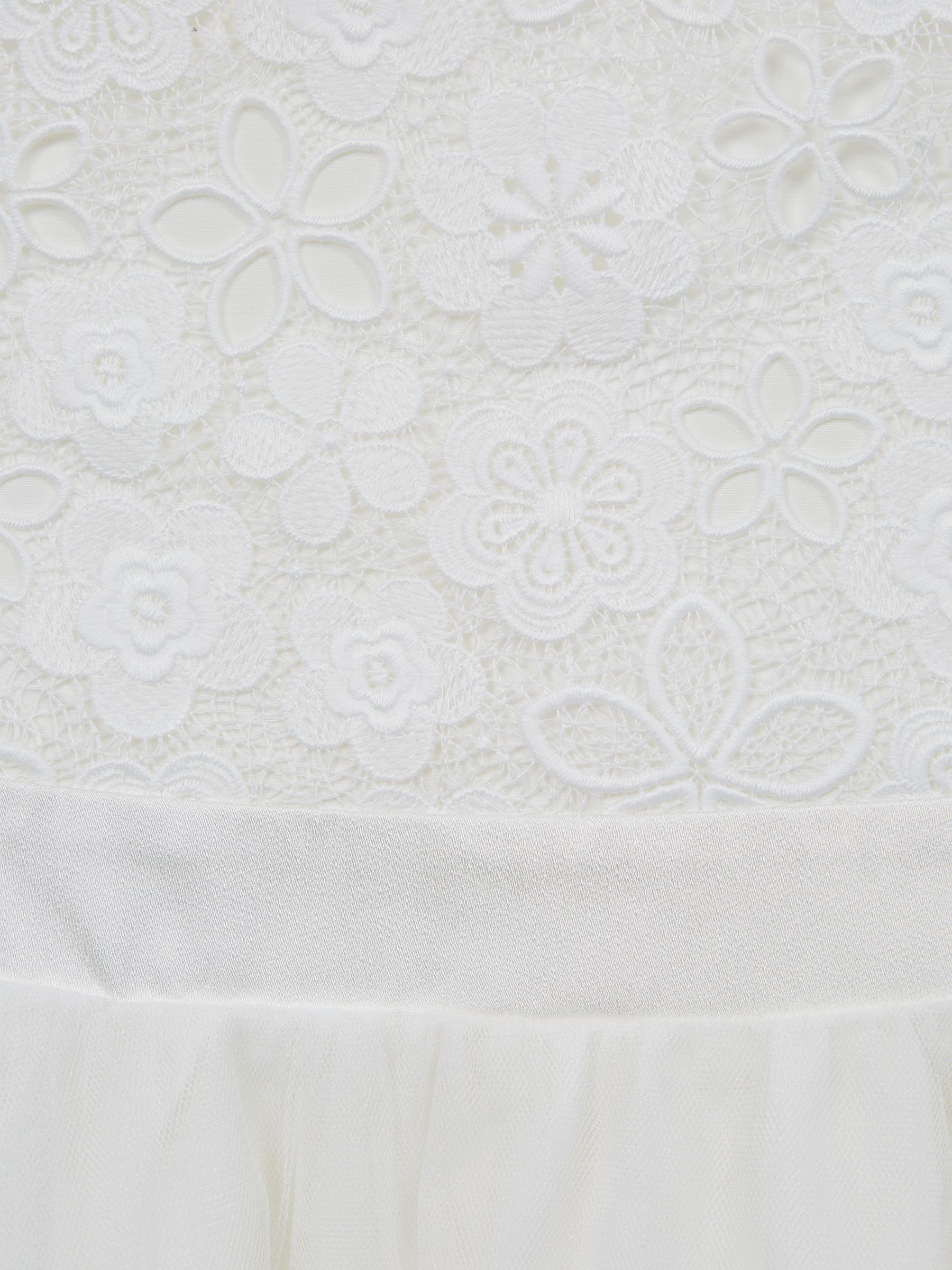 4-9 yrs Lace Tulle Occasion Dress in Ivory - Image 6 of 6