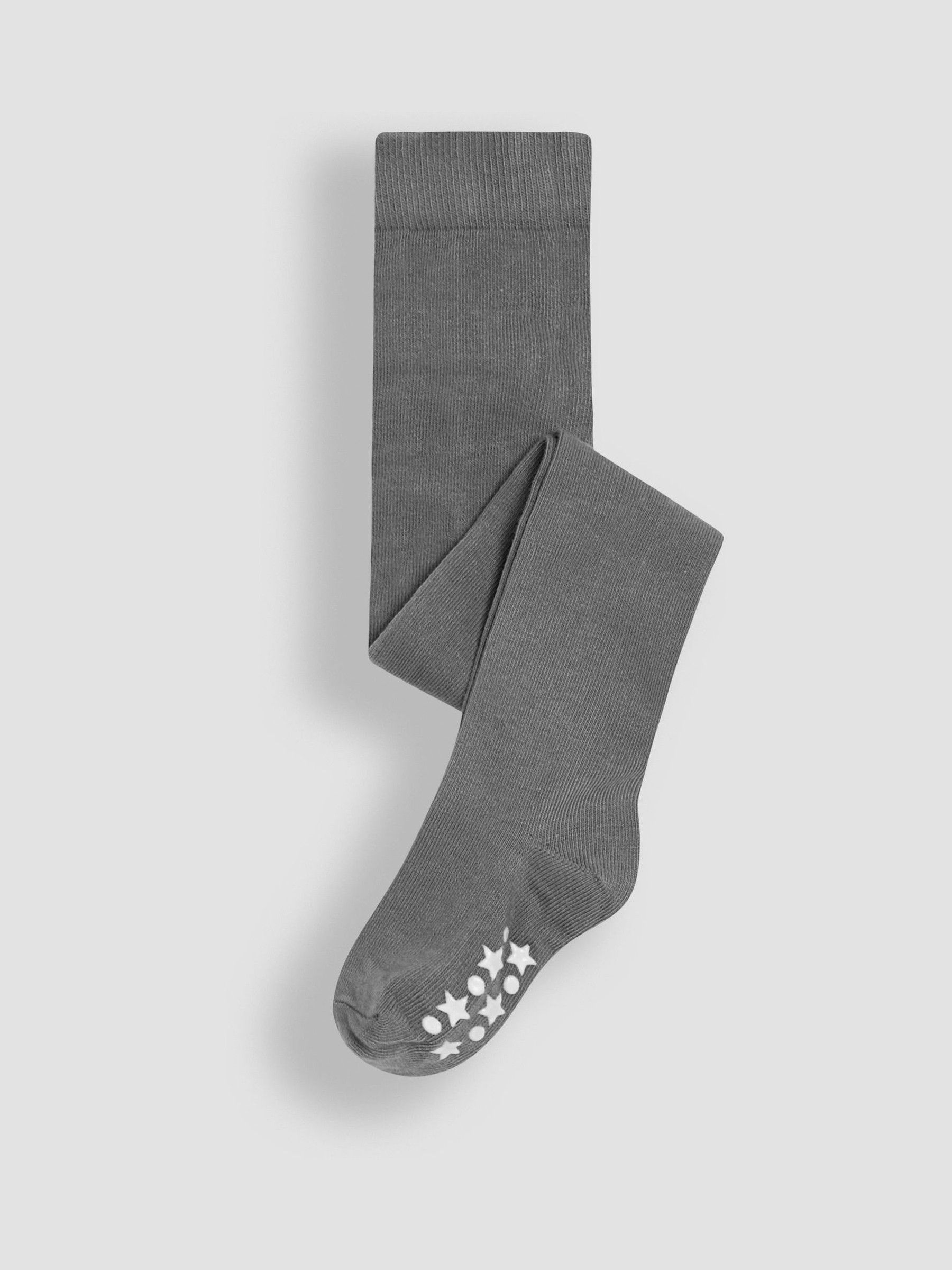 Dark Grey Cotton Rich Plain Tights - Image 1 of 3