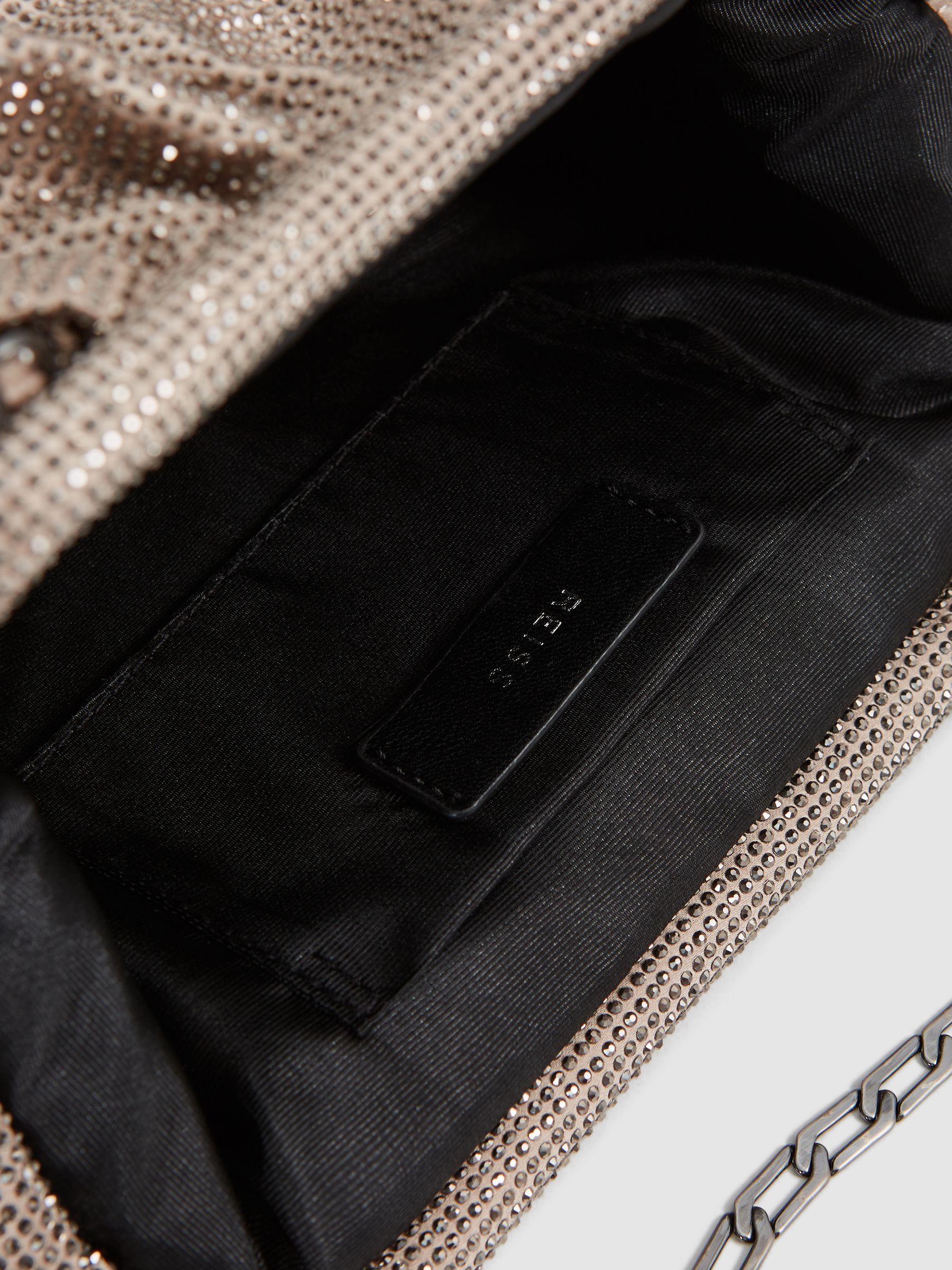 Hotfix Studded Shoulder Bag in Nude - Image 7 of 7