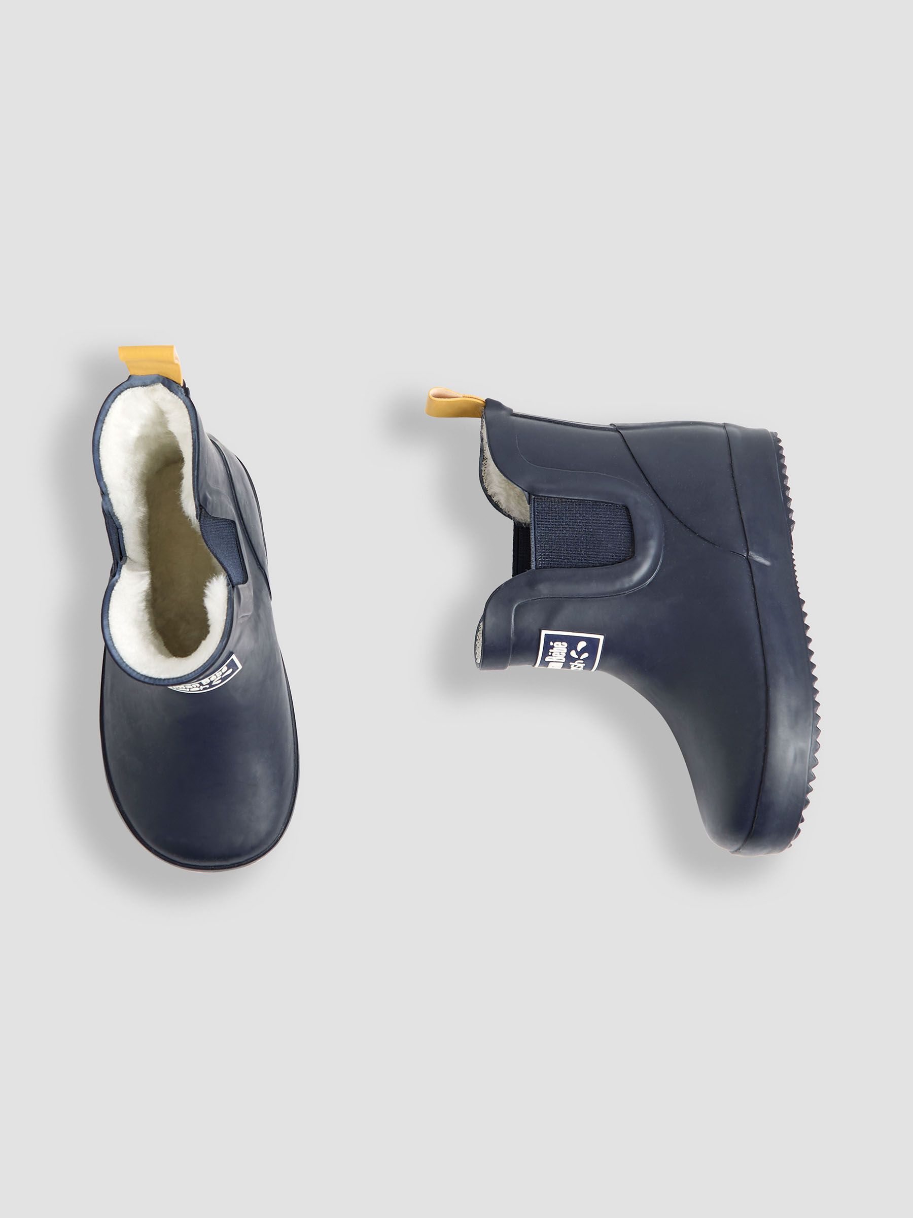 Navy Blue Cosy Lined Ankle Wellies - Image 3 of 5