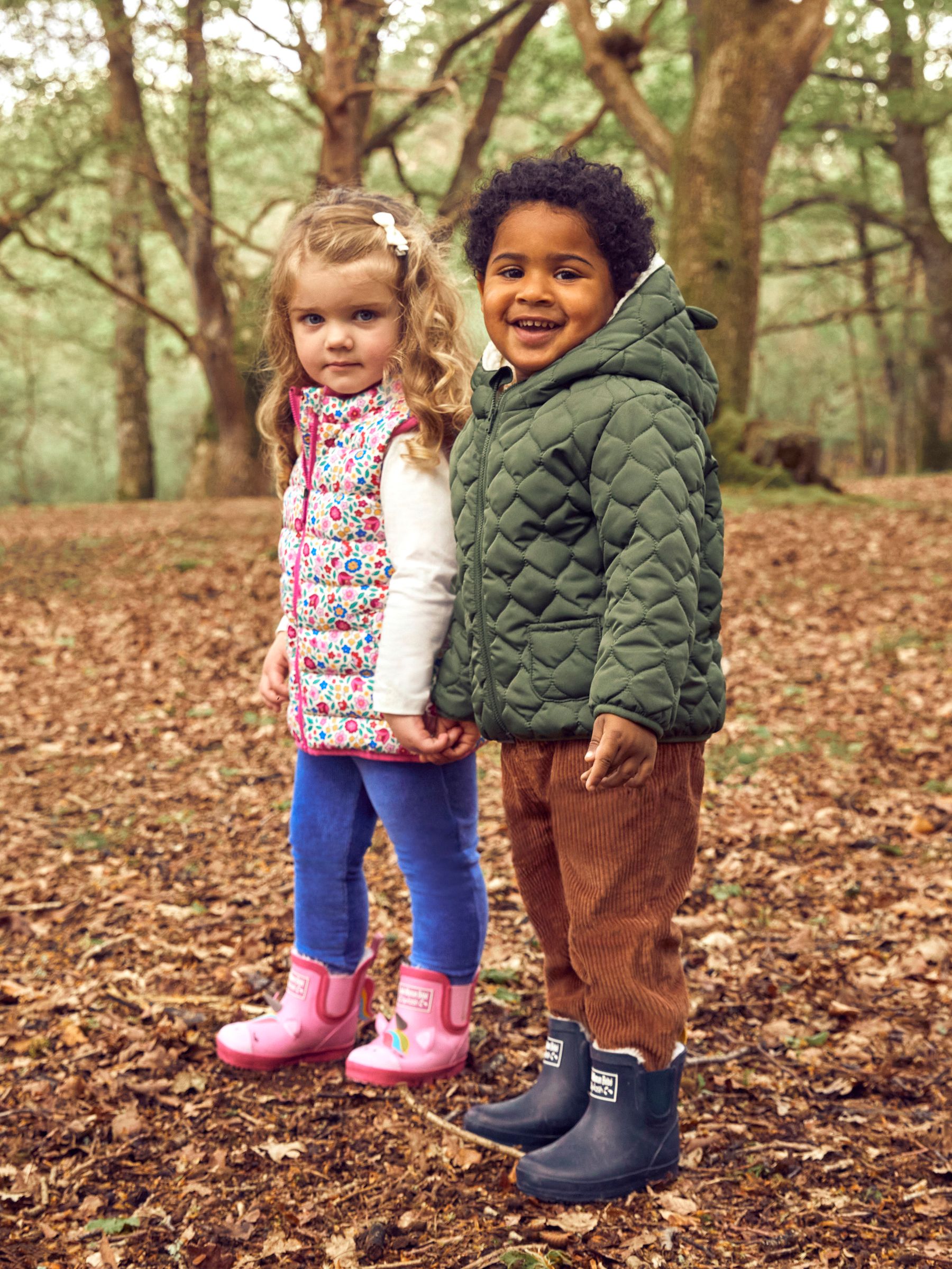 Navy Blue Cosy Lined Ankle Wellies - Image 5 of 5