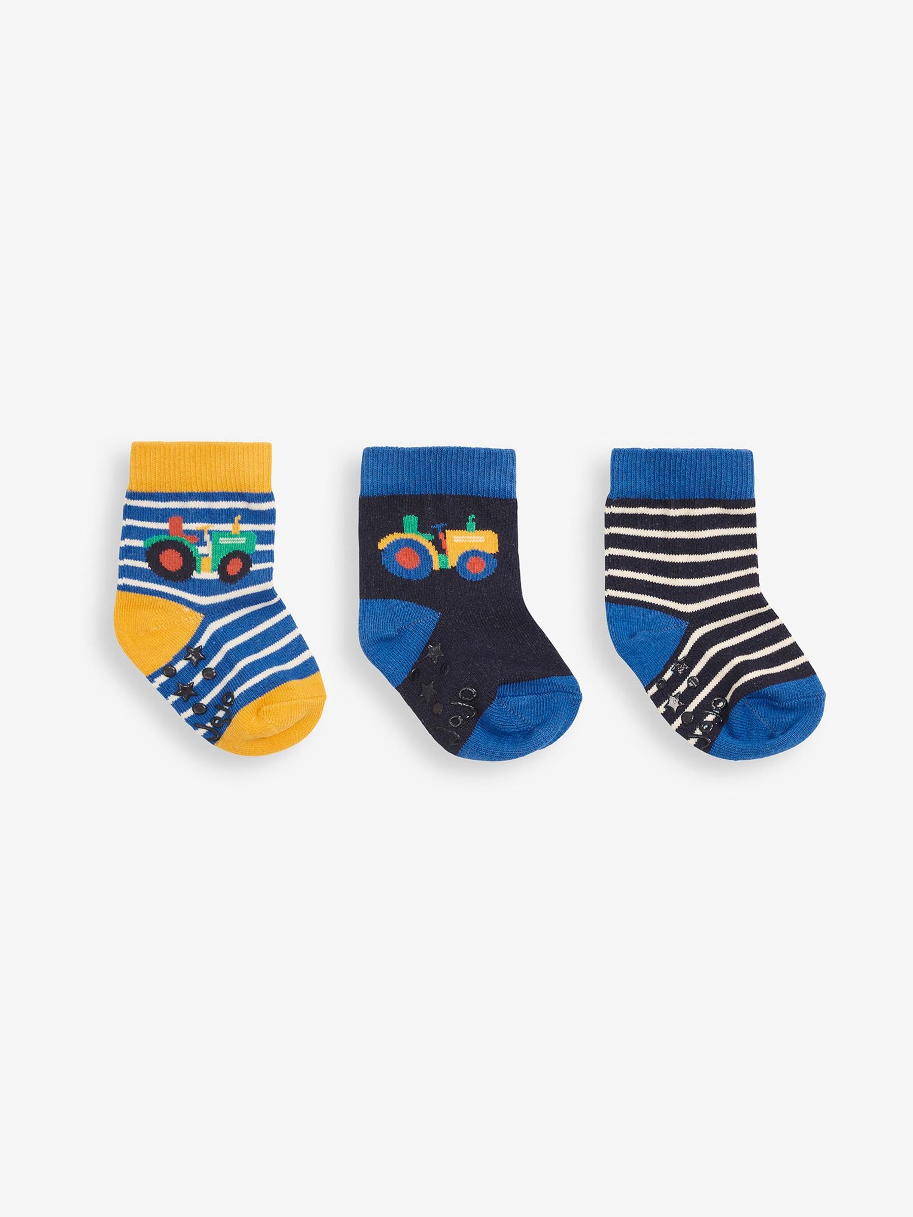 Mustard Yellow 3-Pack Tractor Socks - Image 1 of 1
