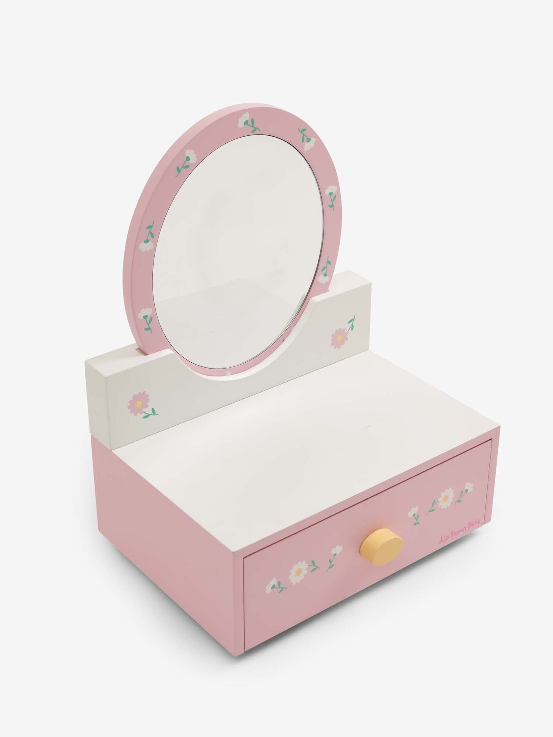 Dressing Table & Mirror in Pink - Image 2 of 7
