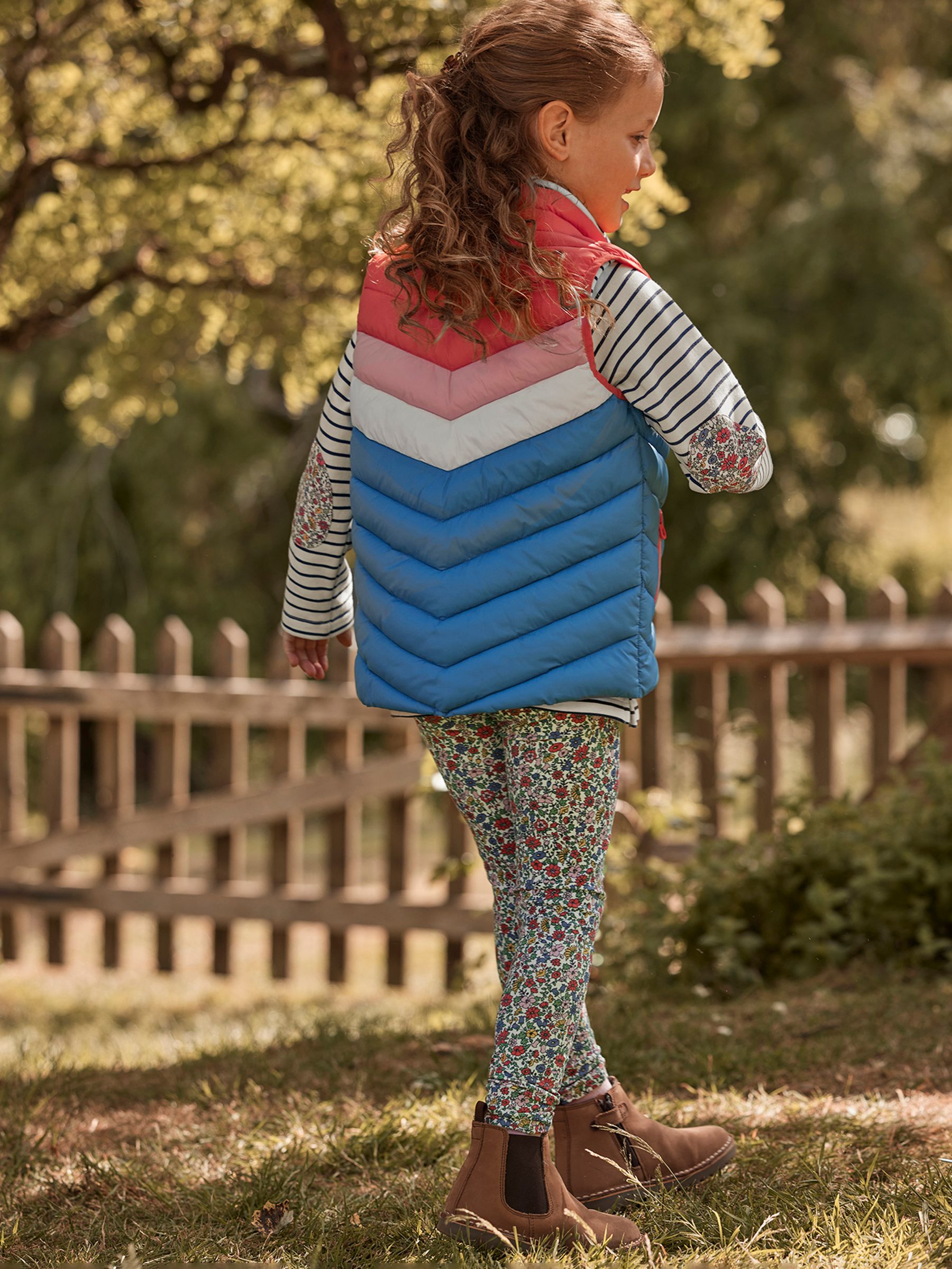Croft Pink/Blue Showerproof Gilet - Image 2 of 10